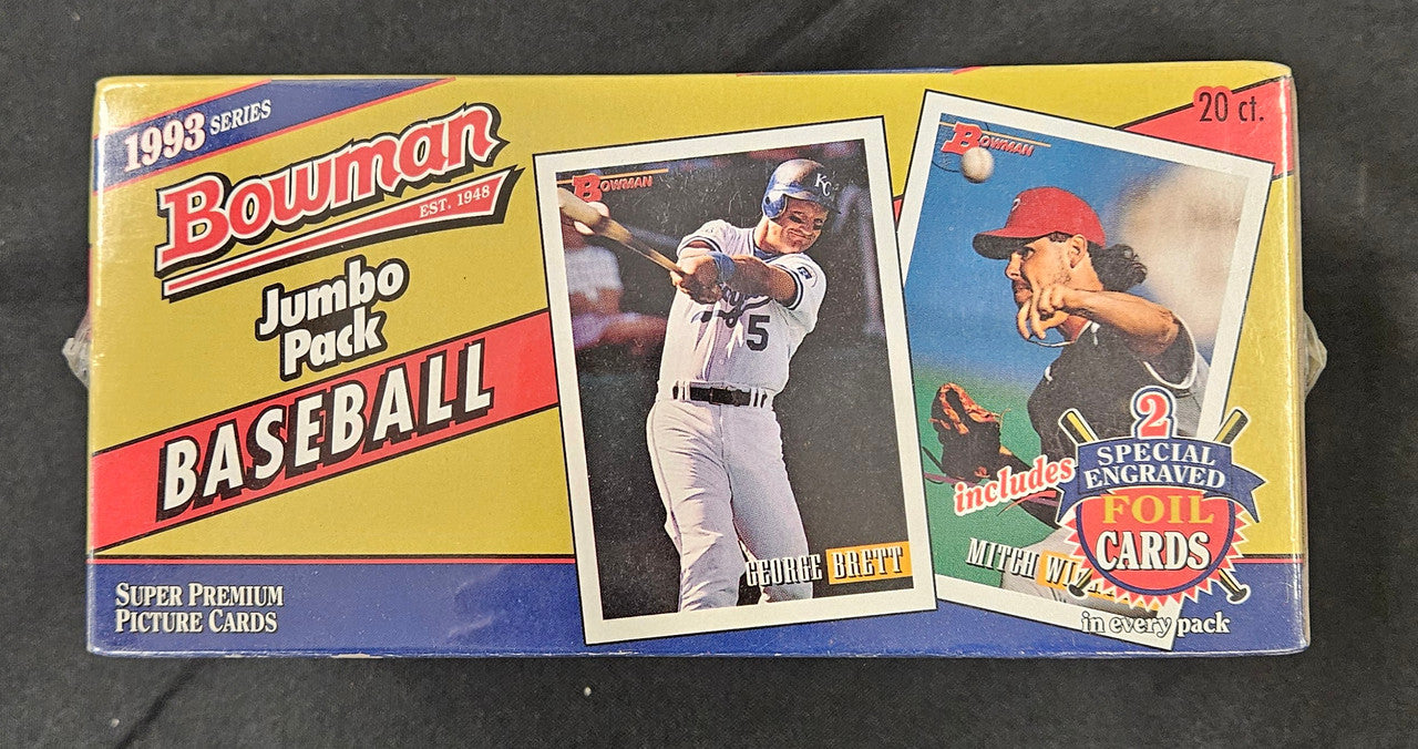 1993 Bowman Baseball Jumbo Pack 20 Pack Box Factory Sealed