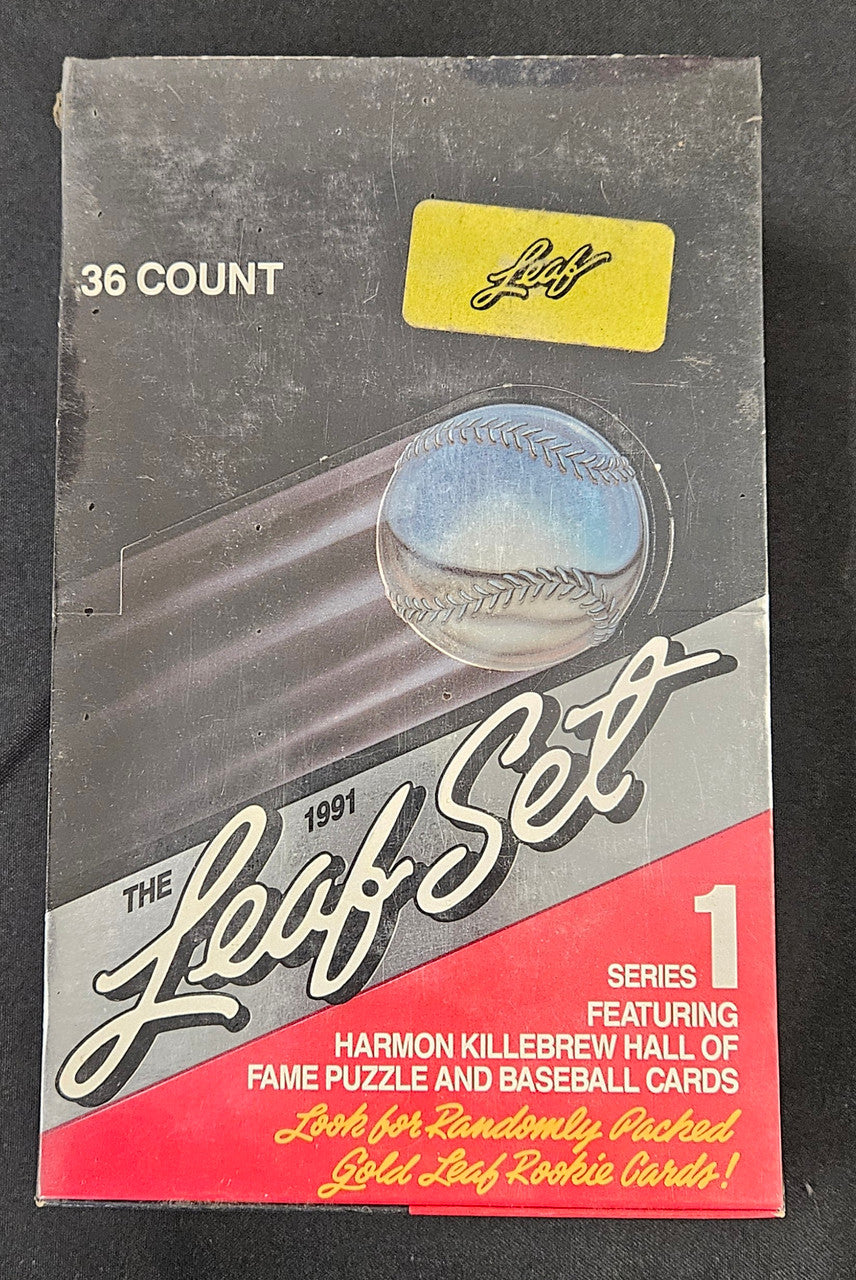 1991 Leaf Baseball The Leaf Set 36 Pack Wax Box Factory Sealed