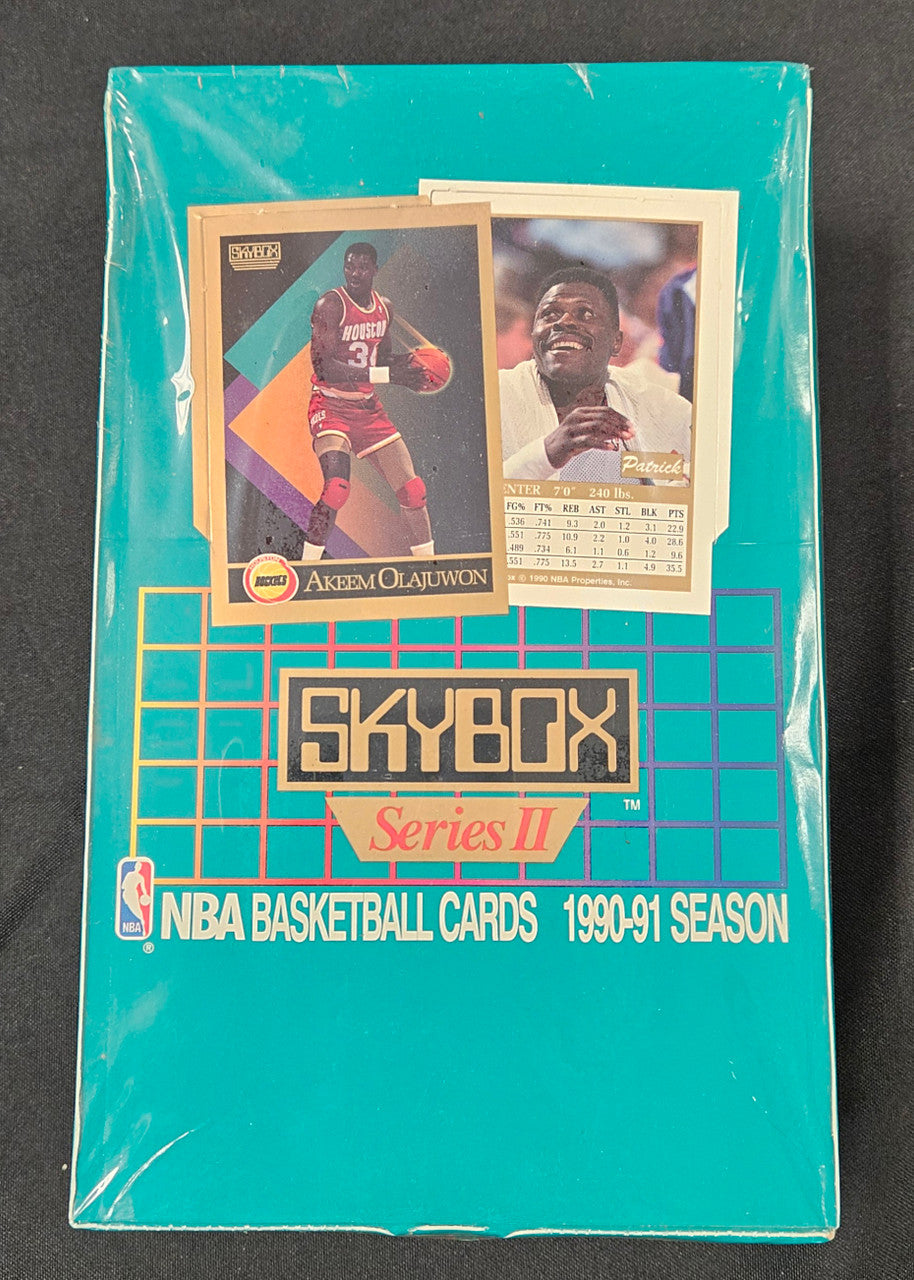 1990-91 Skybox Basketball Series 2 Wax Box Factory Sealed