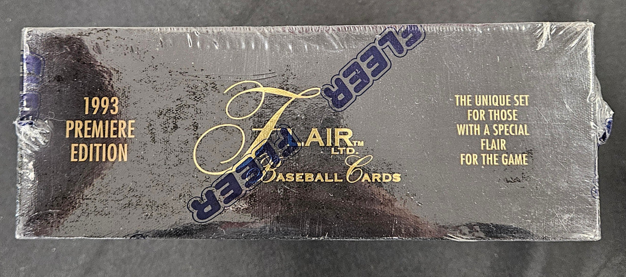 1993 Fleer Flair Baseball Premiere Edition Wax Box Factory Sealed