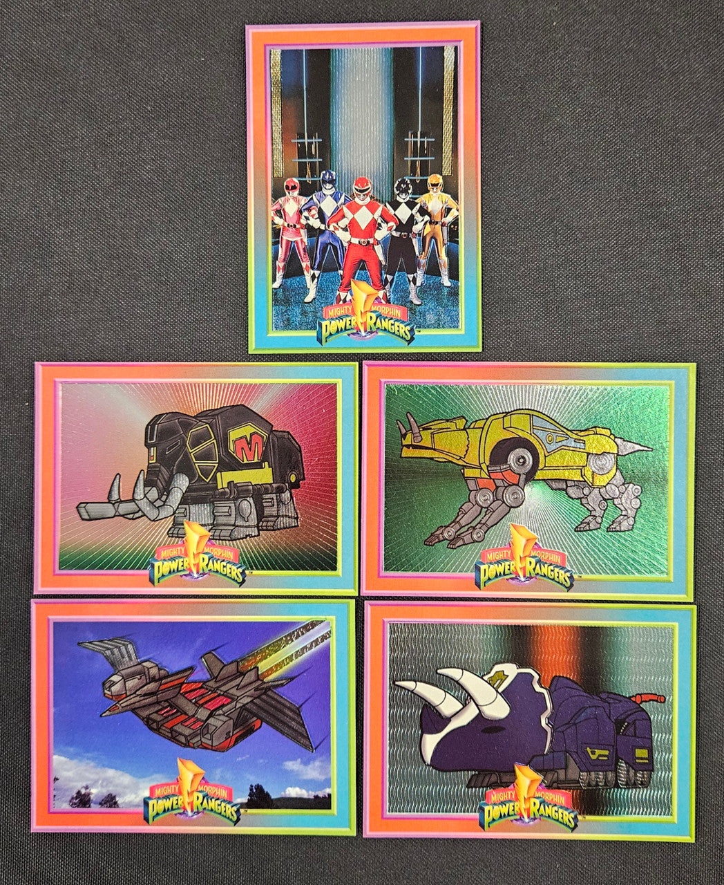 1994 Saban Power Rangers Power Foil Subset Near Complete (11/12) NM