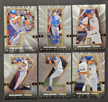 1997 Pinnacle Mike Piazza Spellbound Complete Set (6)