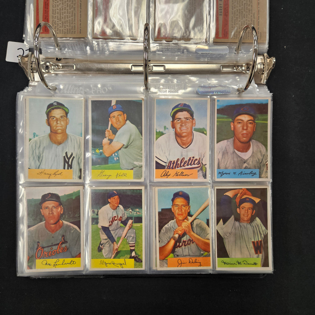 1954 Bowman Baseball Near Complete Set (188/224) EX-NM
