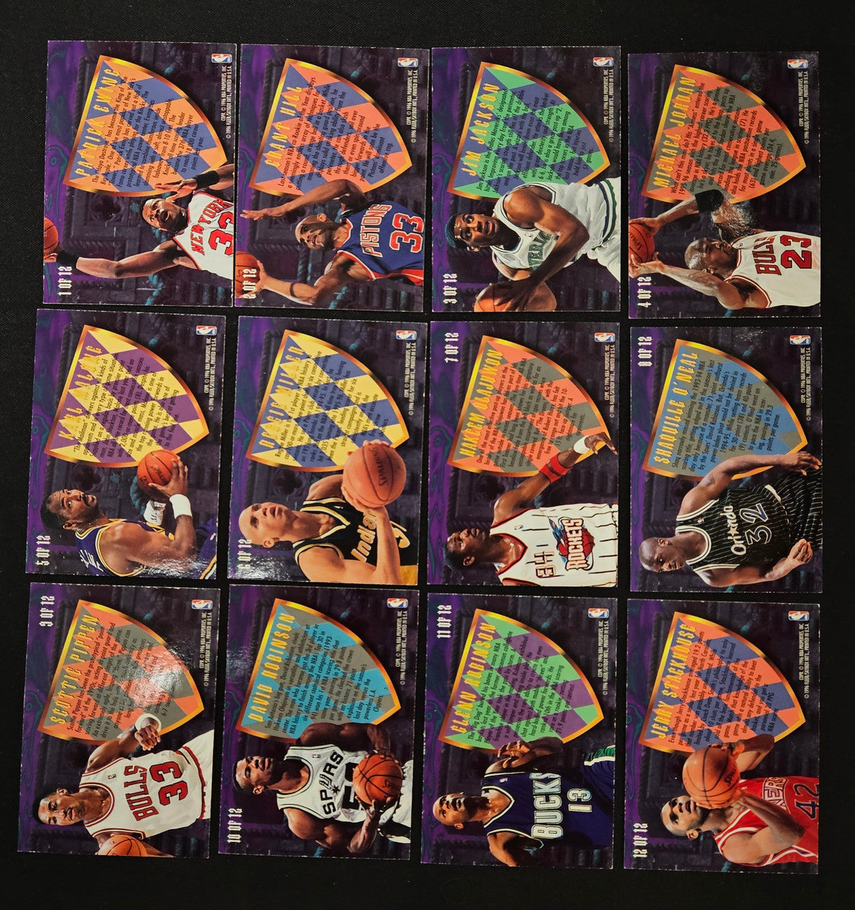 1995-96 Fleer Ultra Scoring Kings Hot Packs Complete Set Of 12