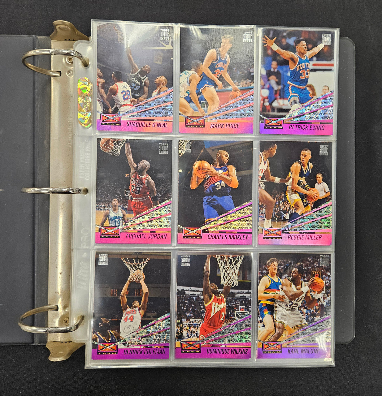 1993-94 Topps Stadium Club Basketball Members Only Master Set W/ Beam Team *Read