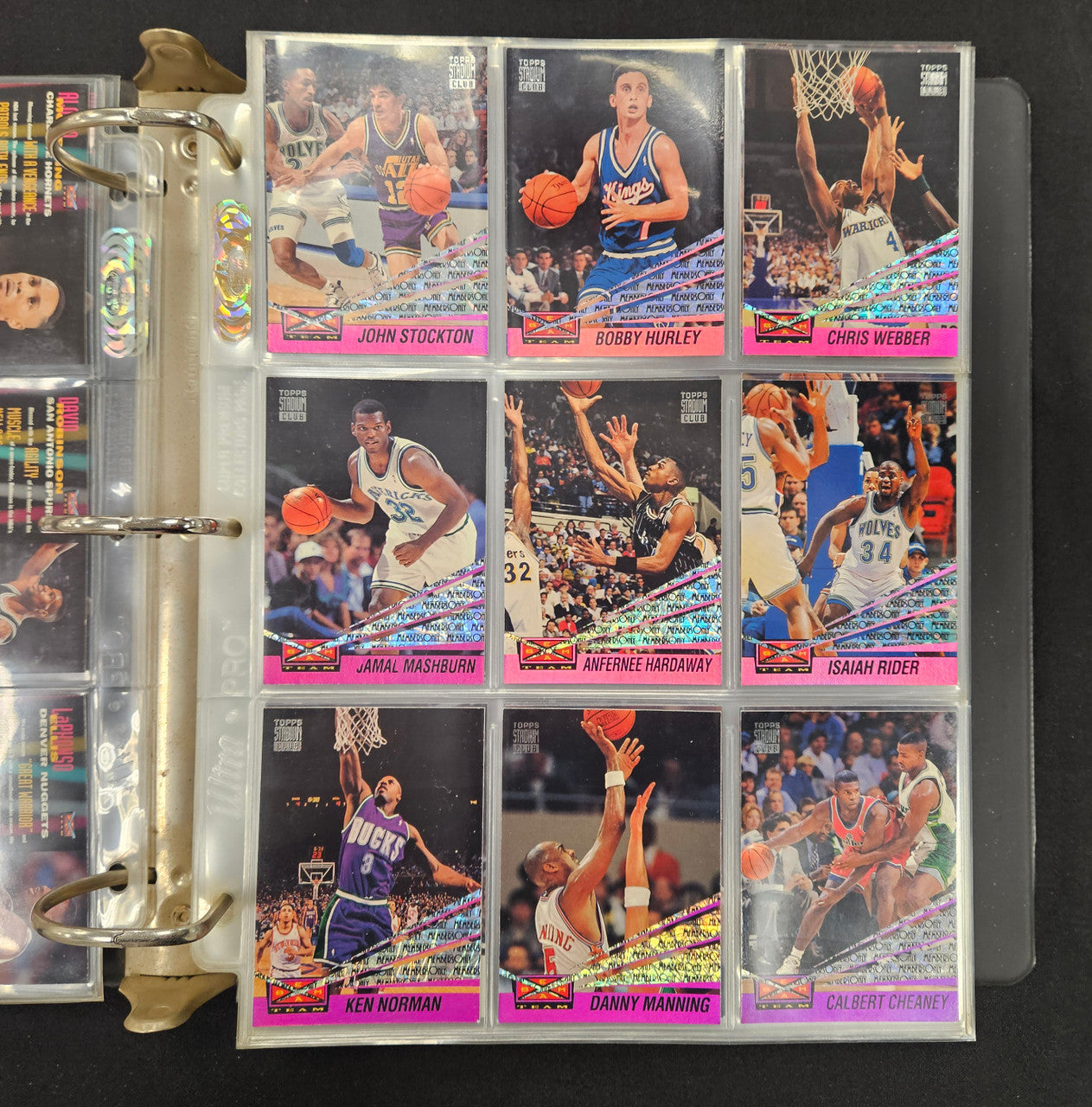 1993-94 Topps Stadium Club Basketball Members Only Master Set W/ Beam Team *Read