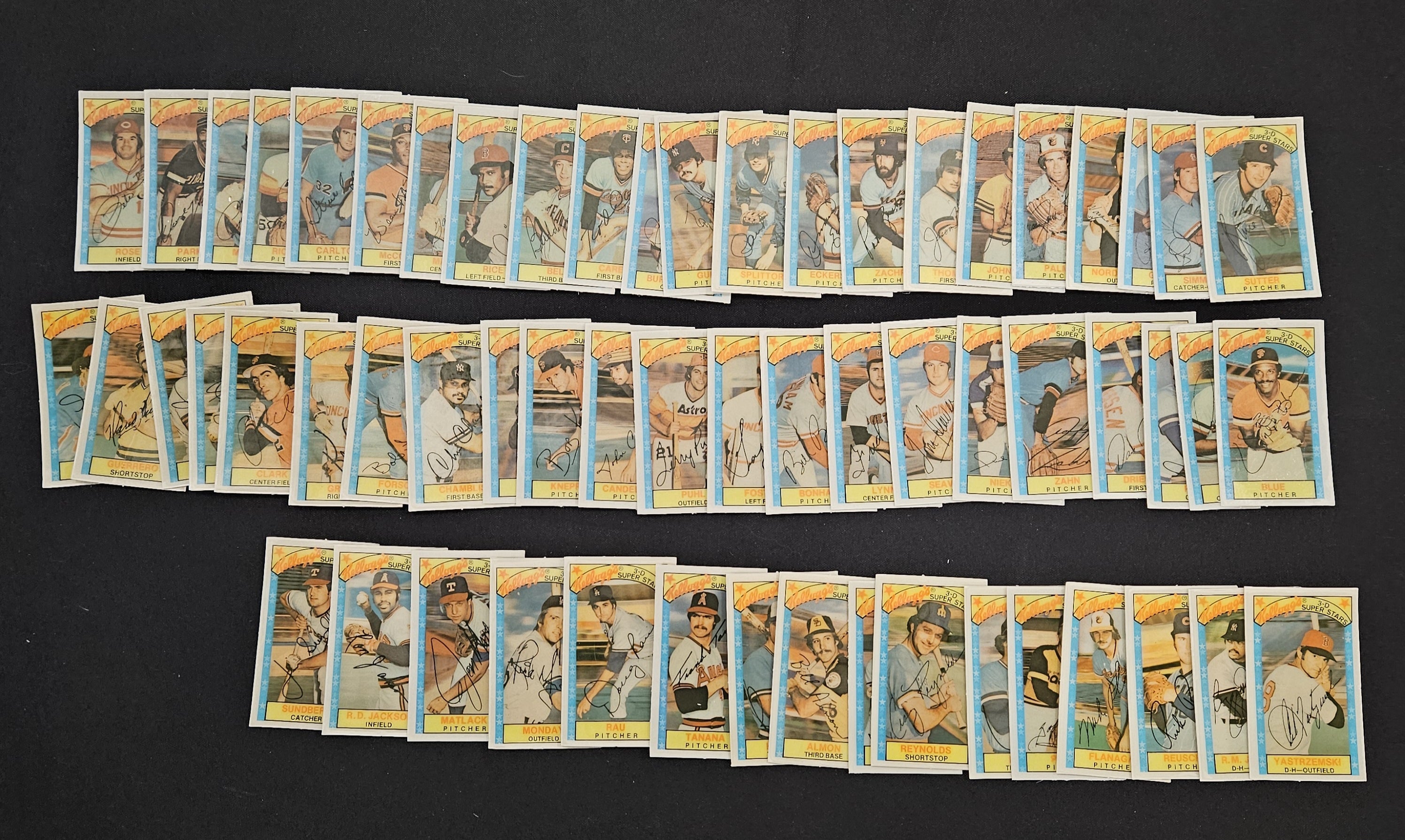 1979 Kellogg's Baseball 3-D Super Stars Complete Set (60/60) NM