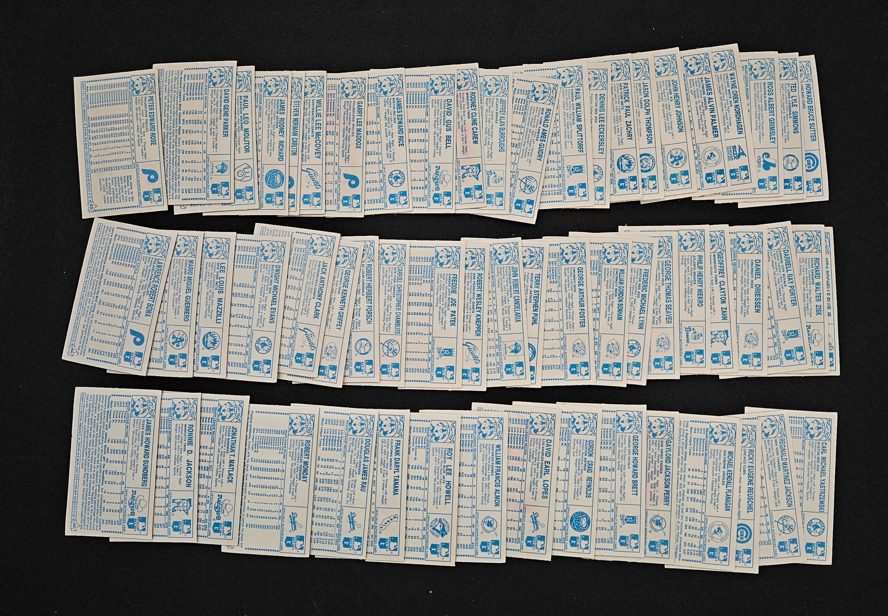 1979 Kellogg's Baseball 3-D Super Stars Complete Set (60/60) NM