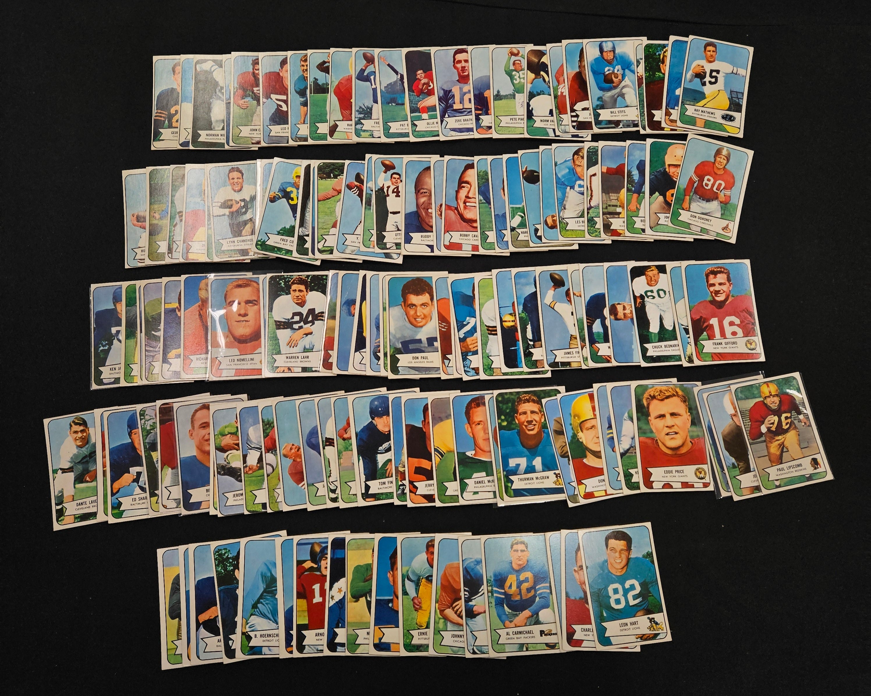 1954 Bowman Football Complete Set (128/128) VG-EX/EX On Average