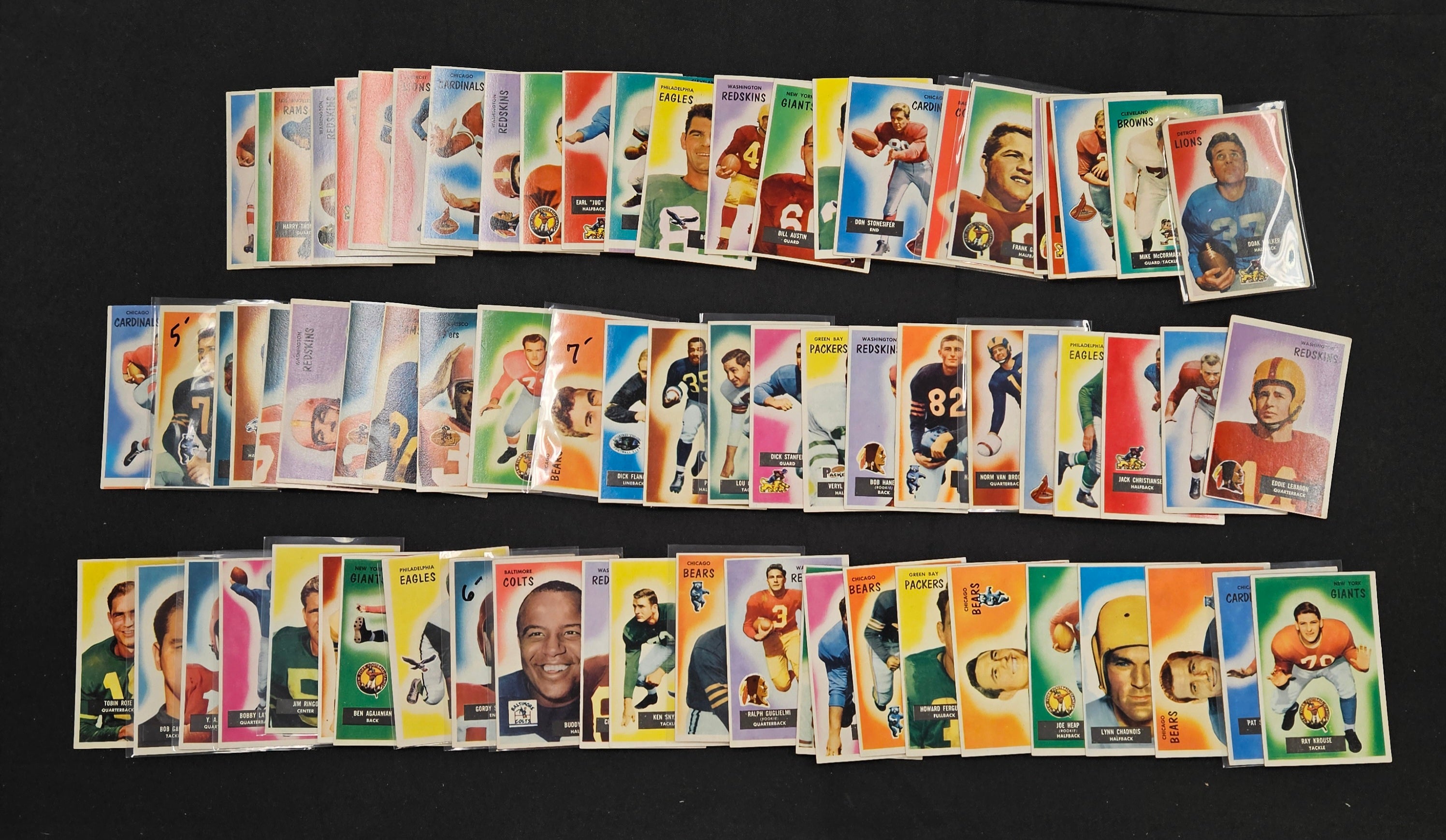 1955 Bowman Football Complete Set (160/160) EX - NM Very Clean