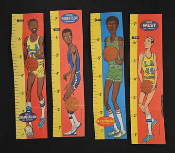 1969/70 Topps Basketball Rulers Complete Set (23) Mixed Grade