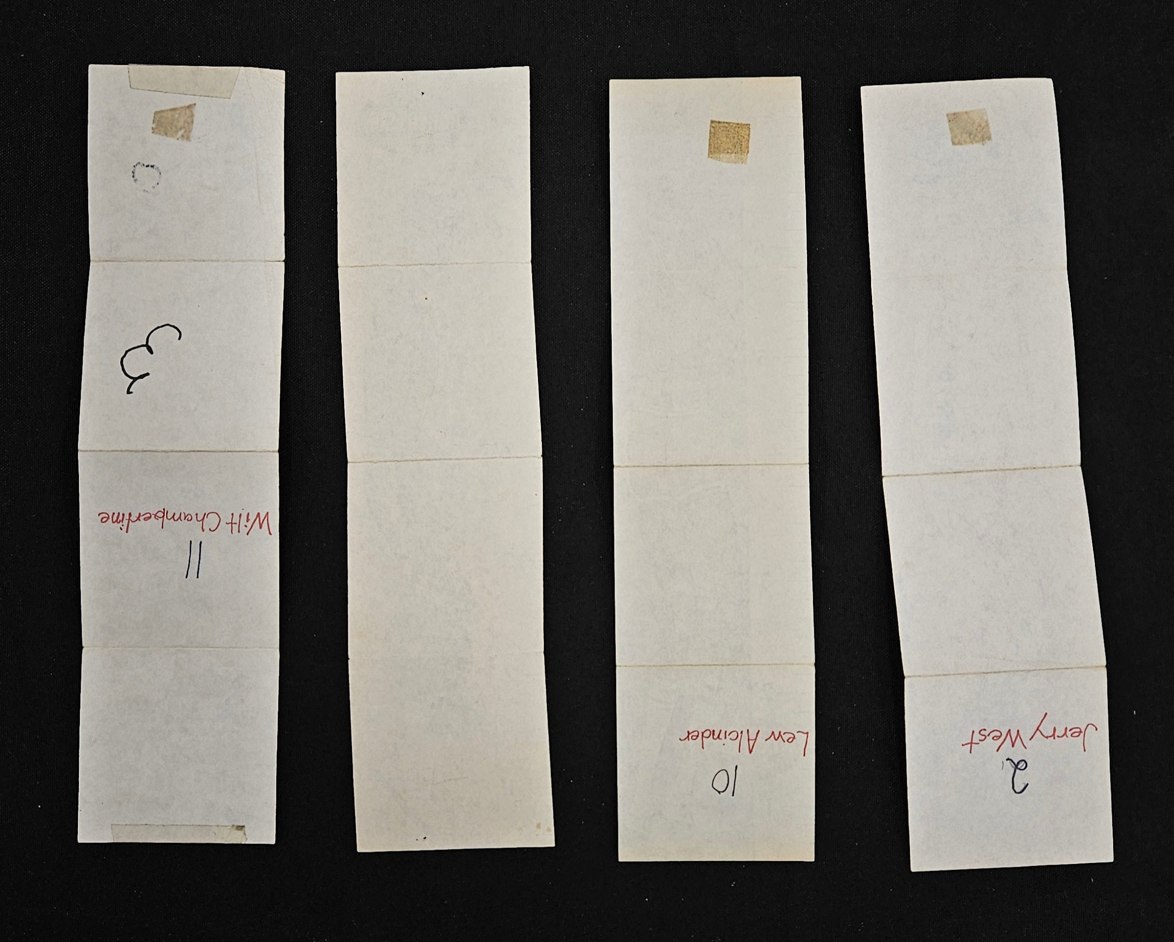 1969/70 Topps Basketball Rulers Complete Set (23) Mixed Grade