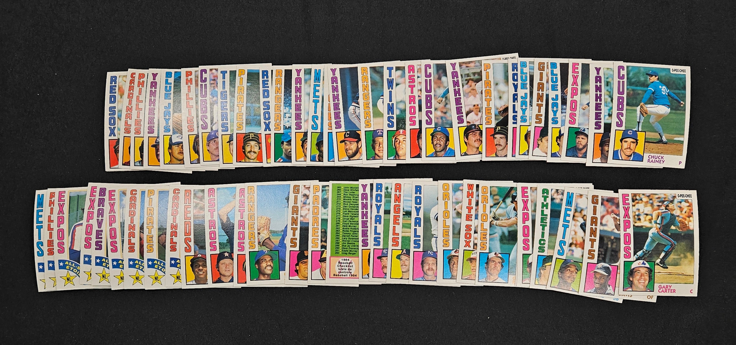 1984 O-Pee-Chee Baseball Near Complete Set 360/396 NM-MT