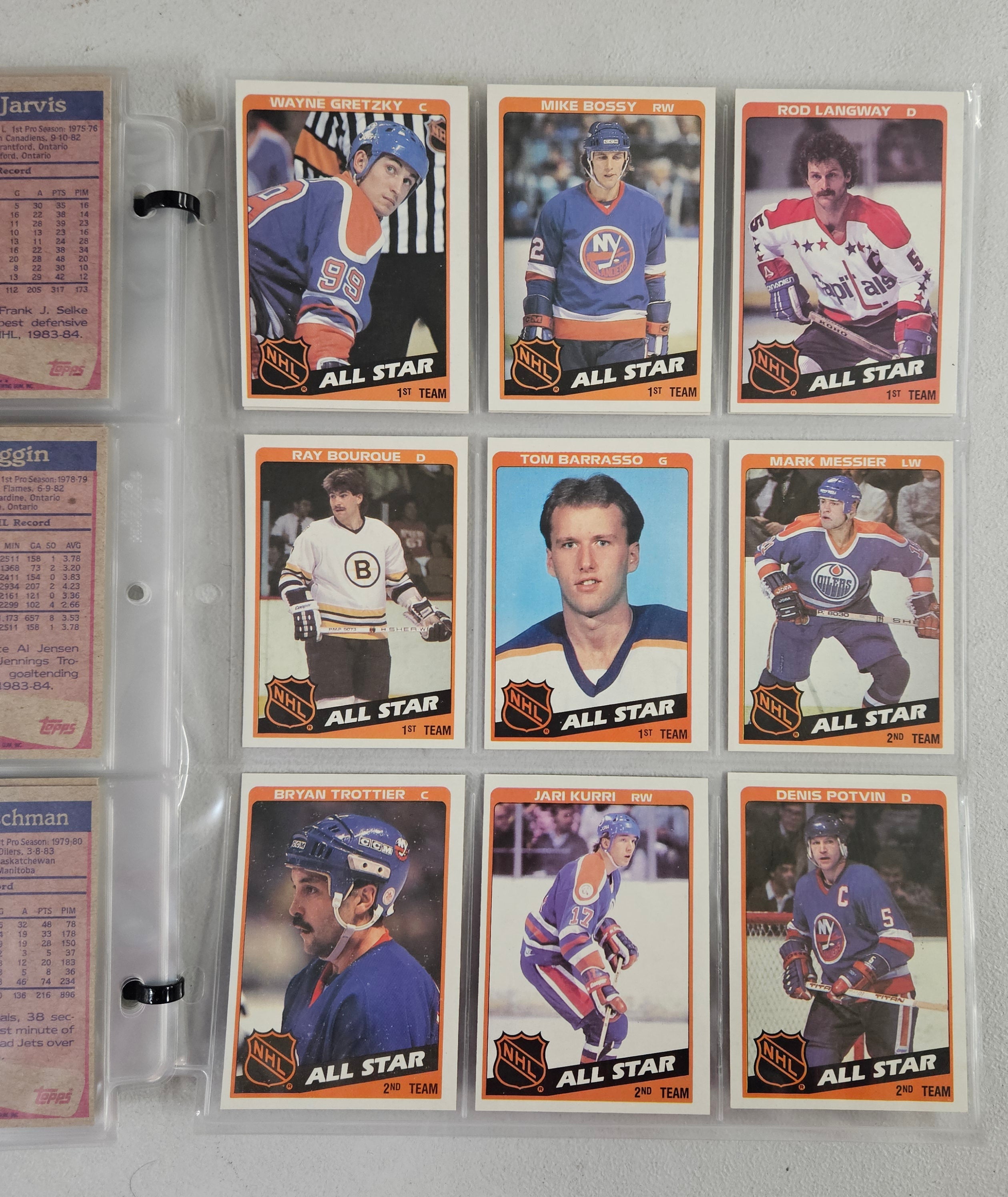 1984-85 Topps Hockey Complete Set (165/165) NM