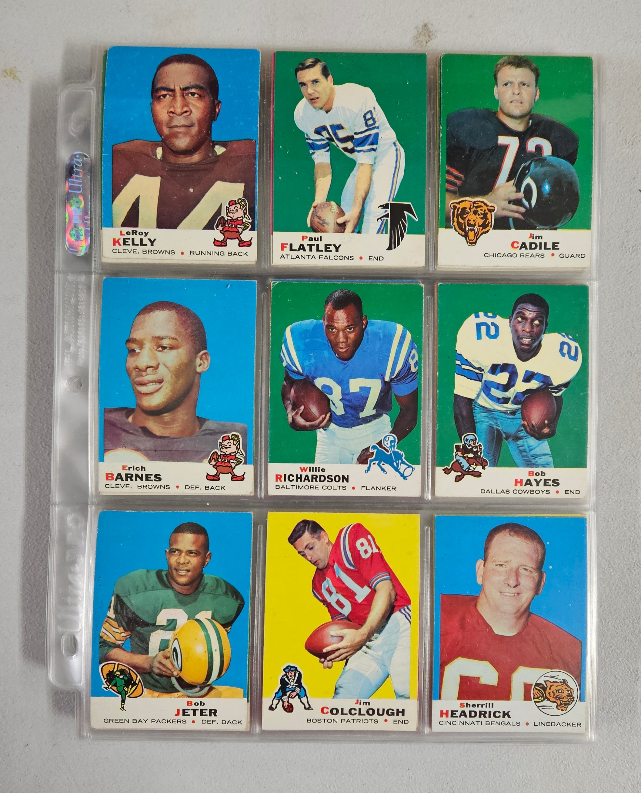 1969 Topps Football Complete Set w/ Wrapper EX-EX/MT