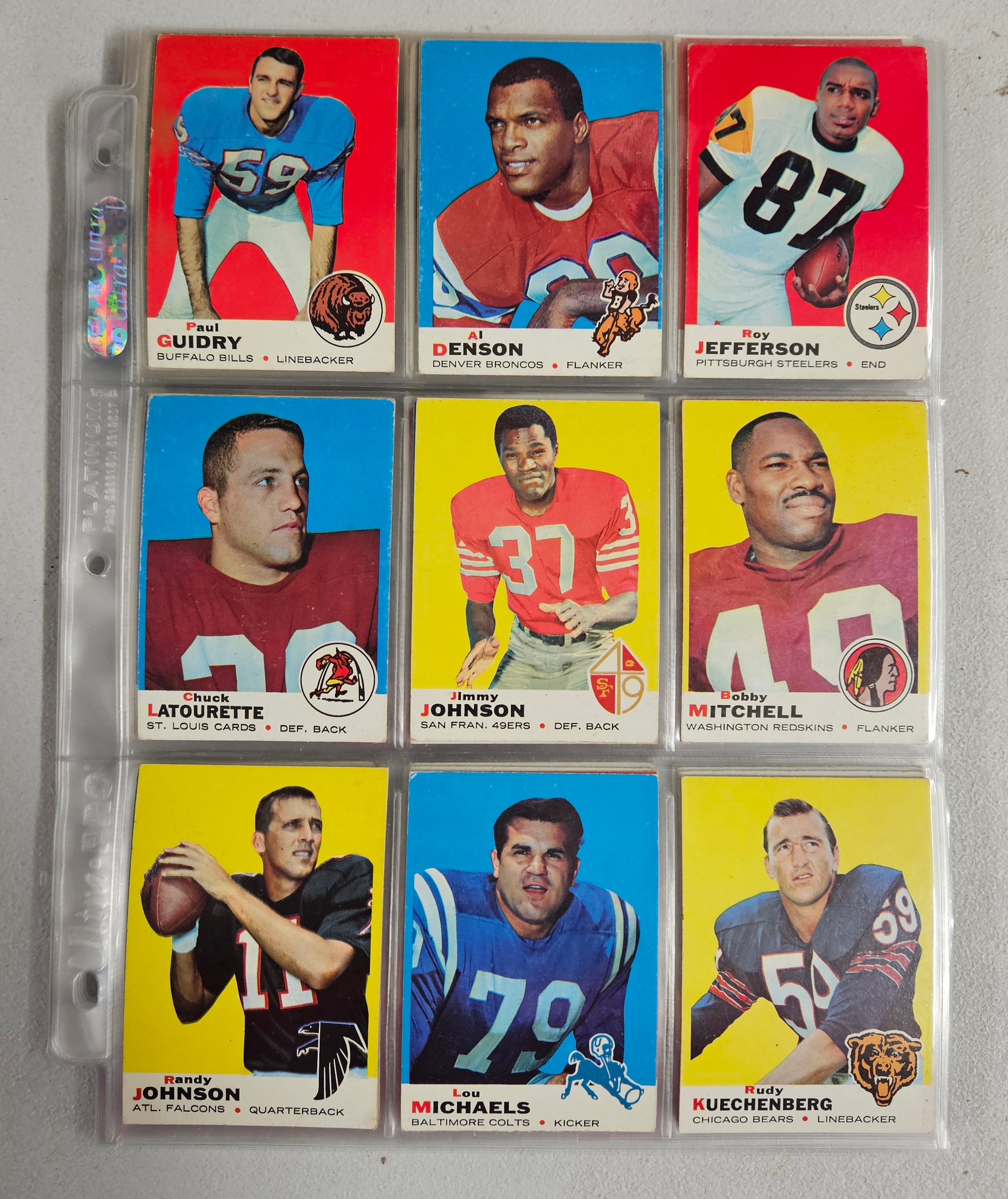1969 Topps Football Complete Set w/ Wrapper EX-EX/MT