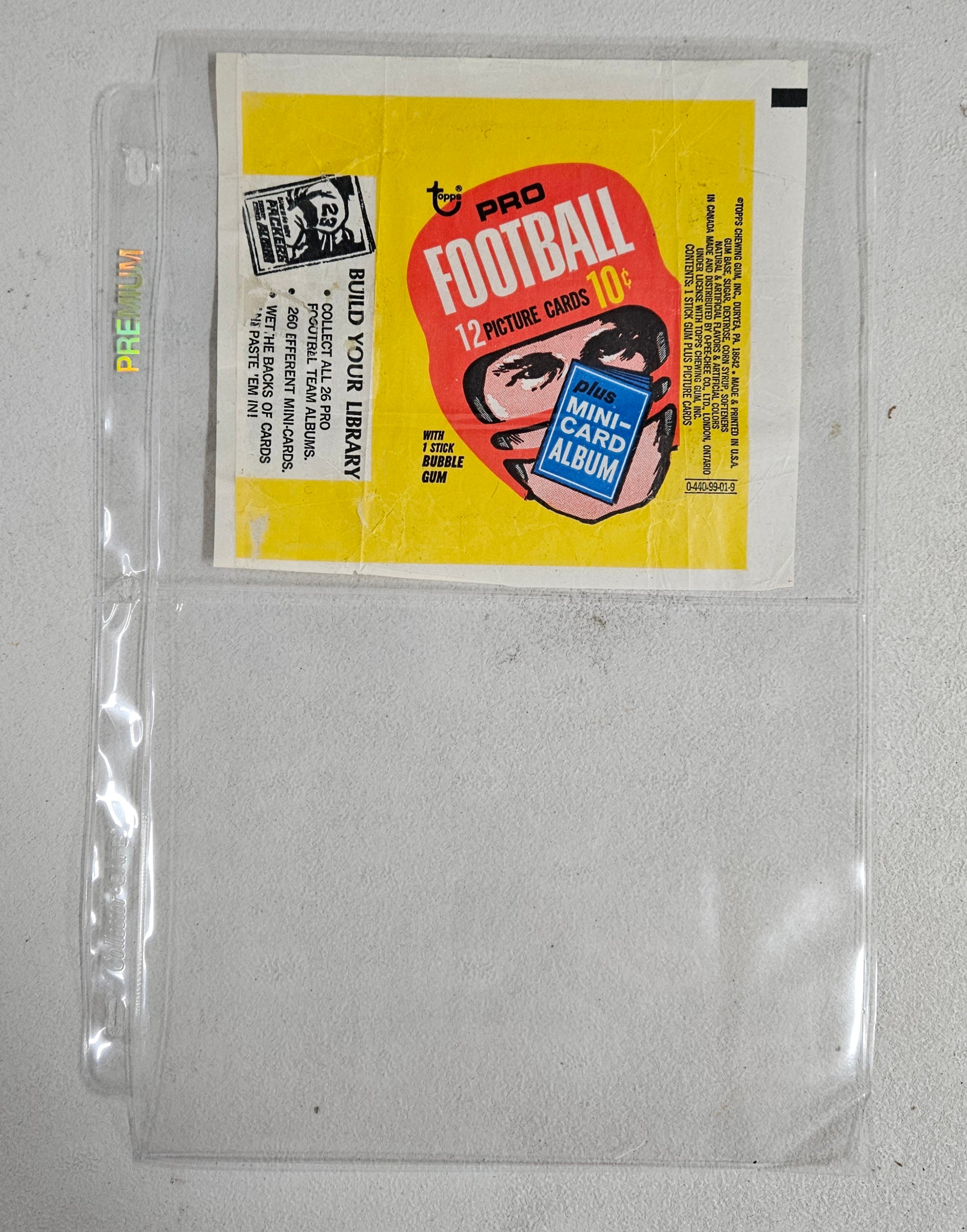 1969 Topps Football Complete Set w/ Wrapper EX-EX/MT