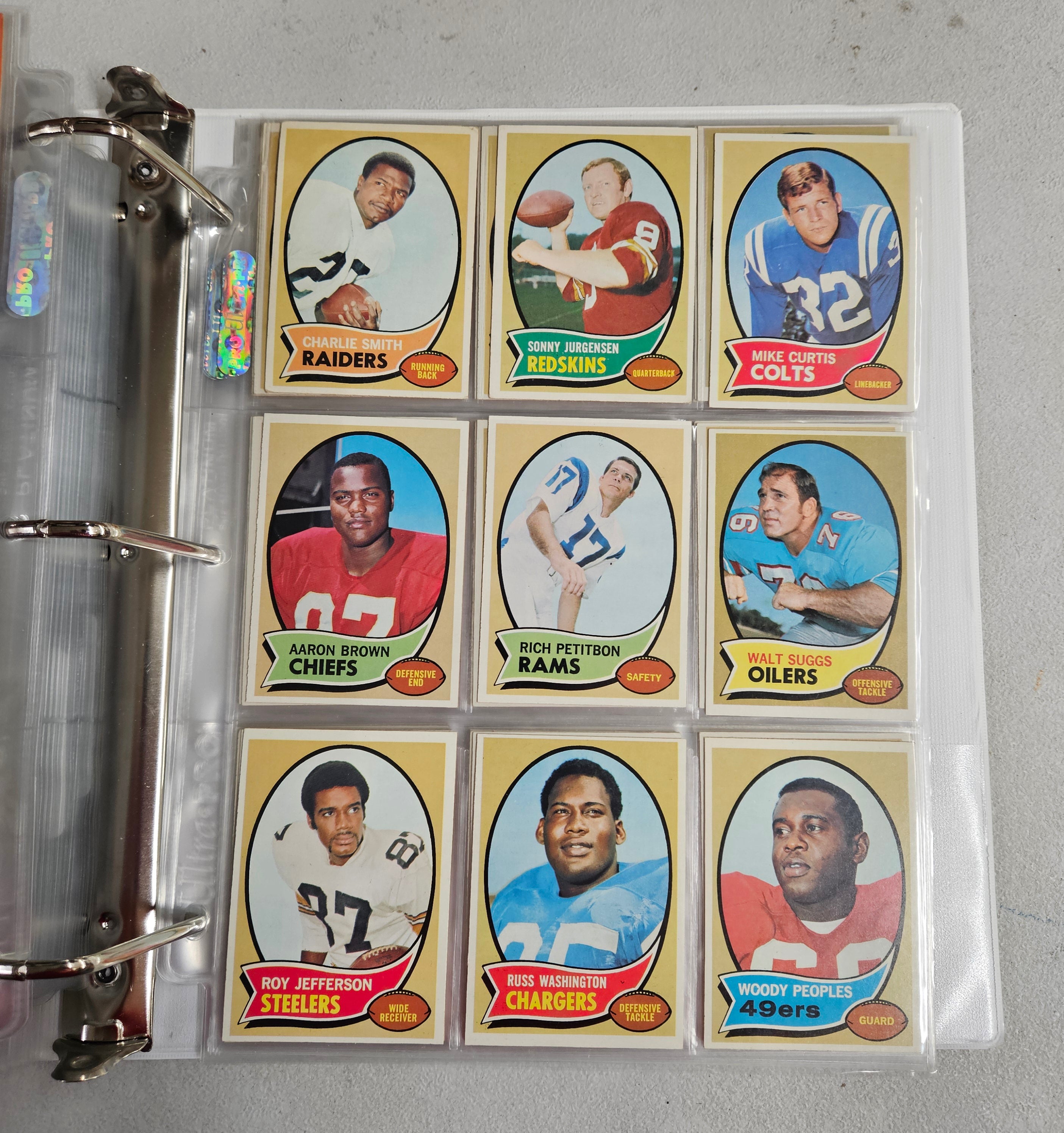 1970 Topps Football Complete Set EX-NM