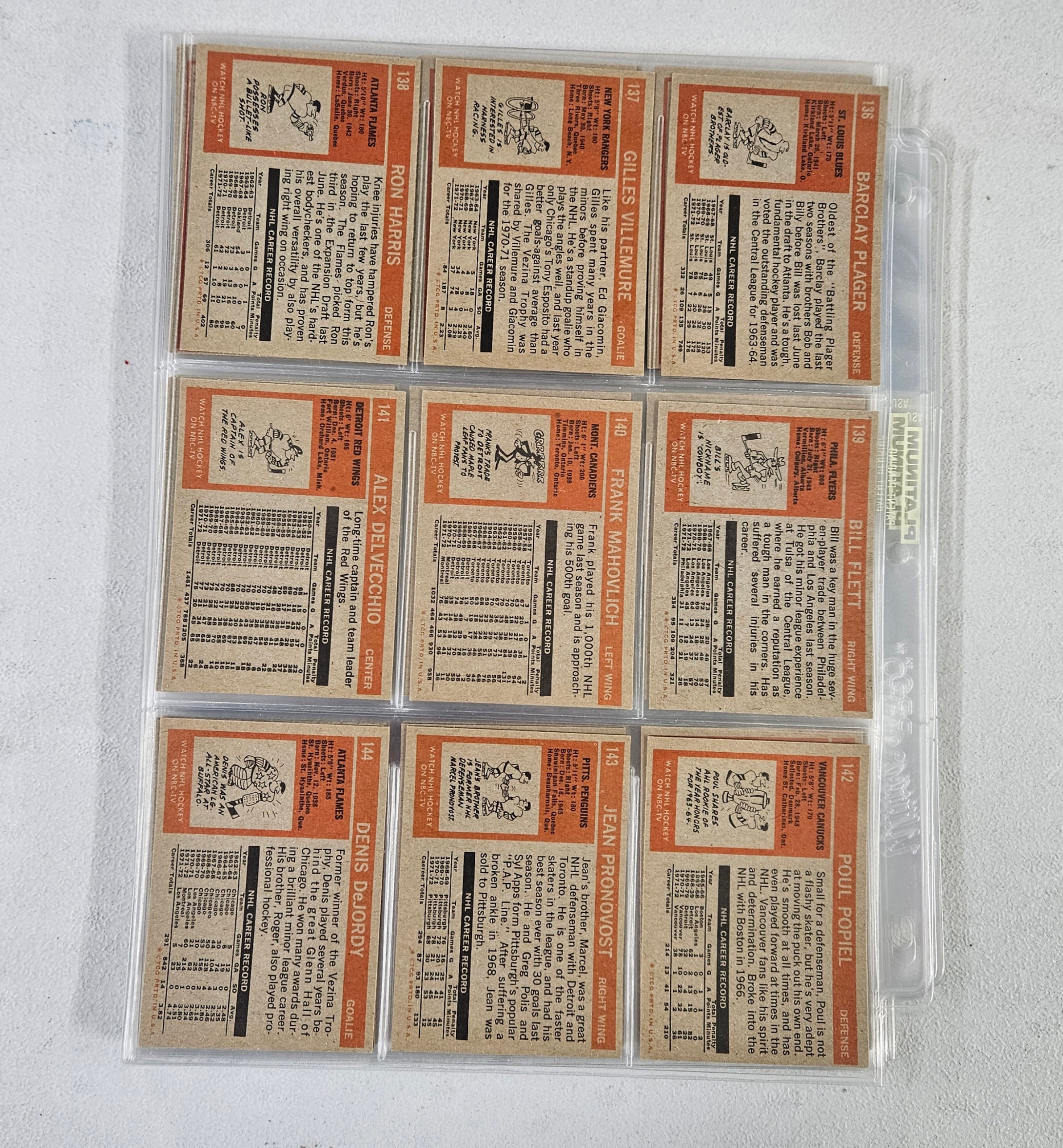 1972-73 Topps Hockey Complete Set NM-NM/MT