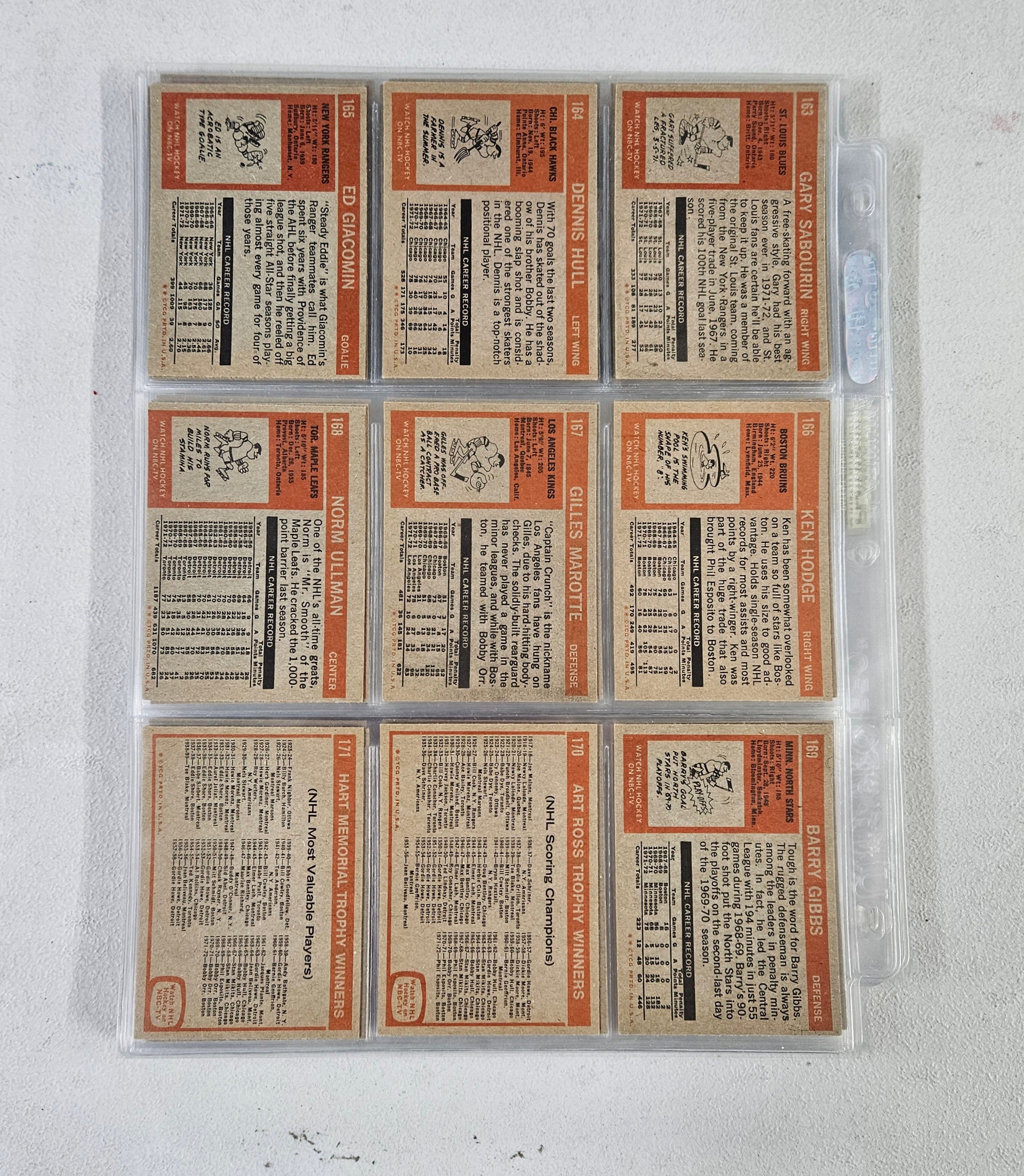 1972-73 Topps Hockey Complete Set NM-NM/MT