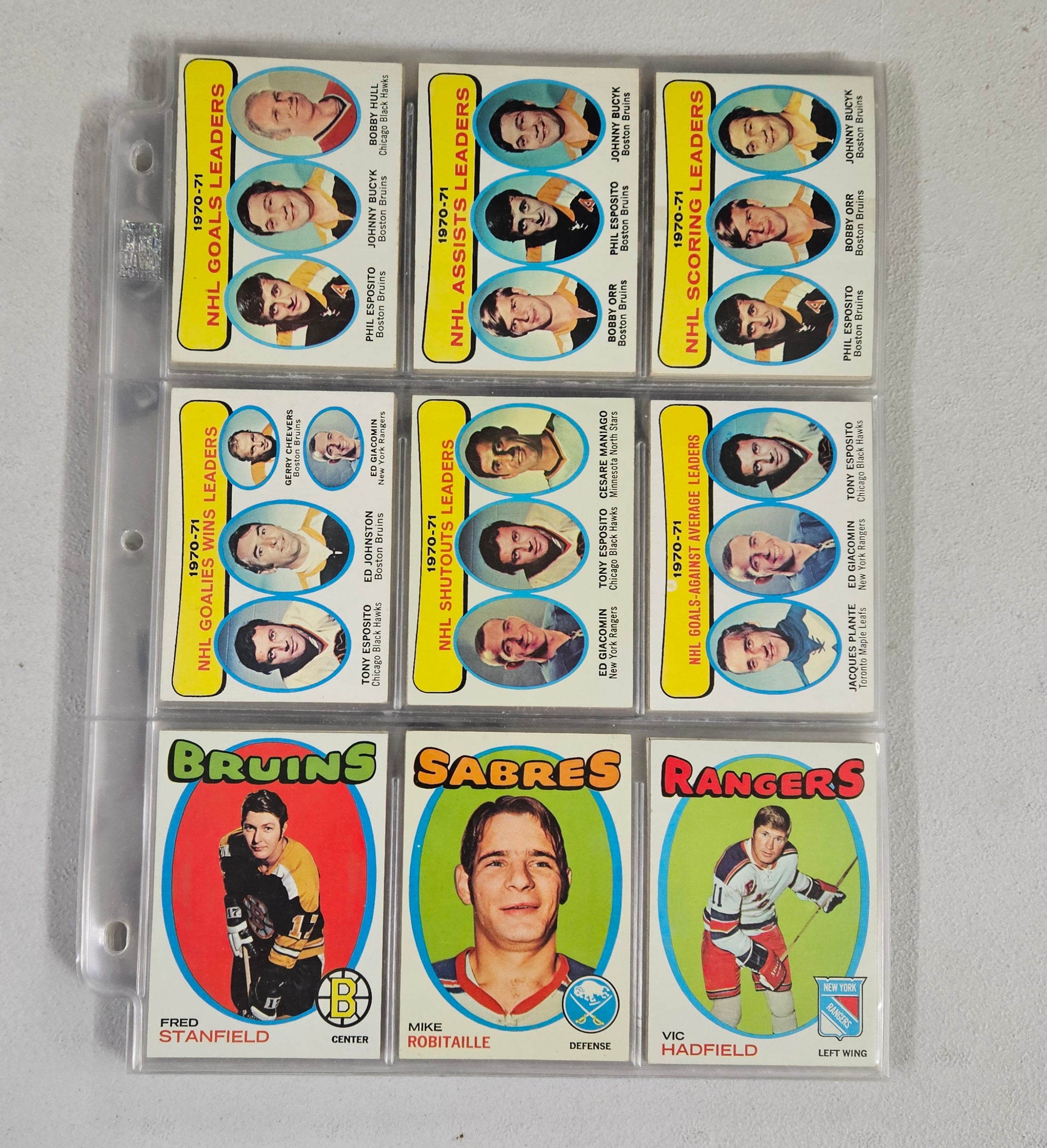 1971-72 Topps Hockey Complete Set EX-MT