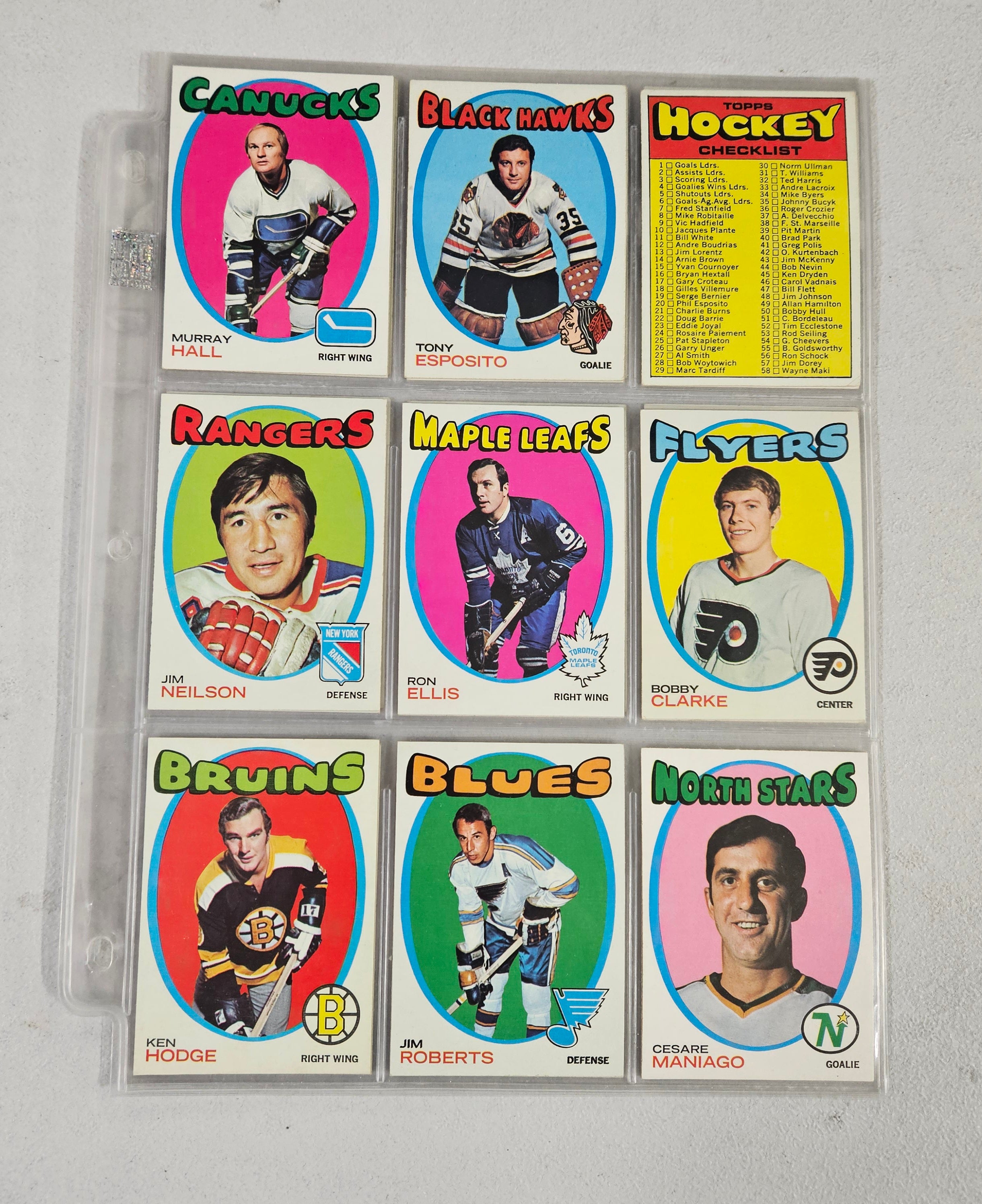 1971-72 Topps Hockey Complete Set EX-MT