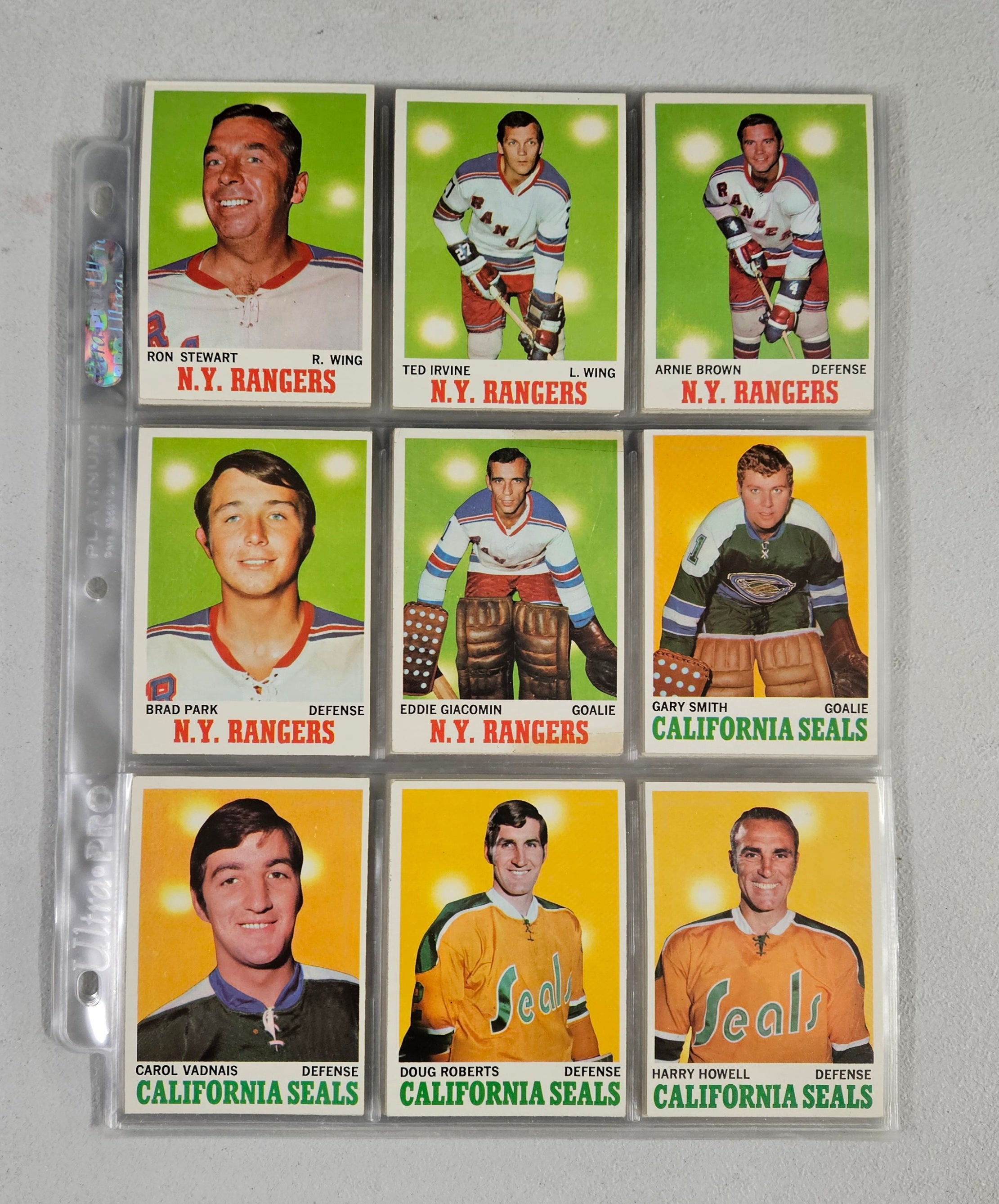 1970-71 Topps Hockey Complete Set EX-MT