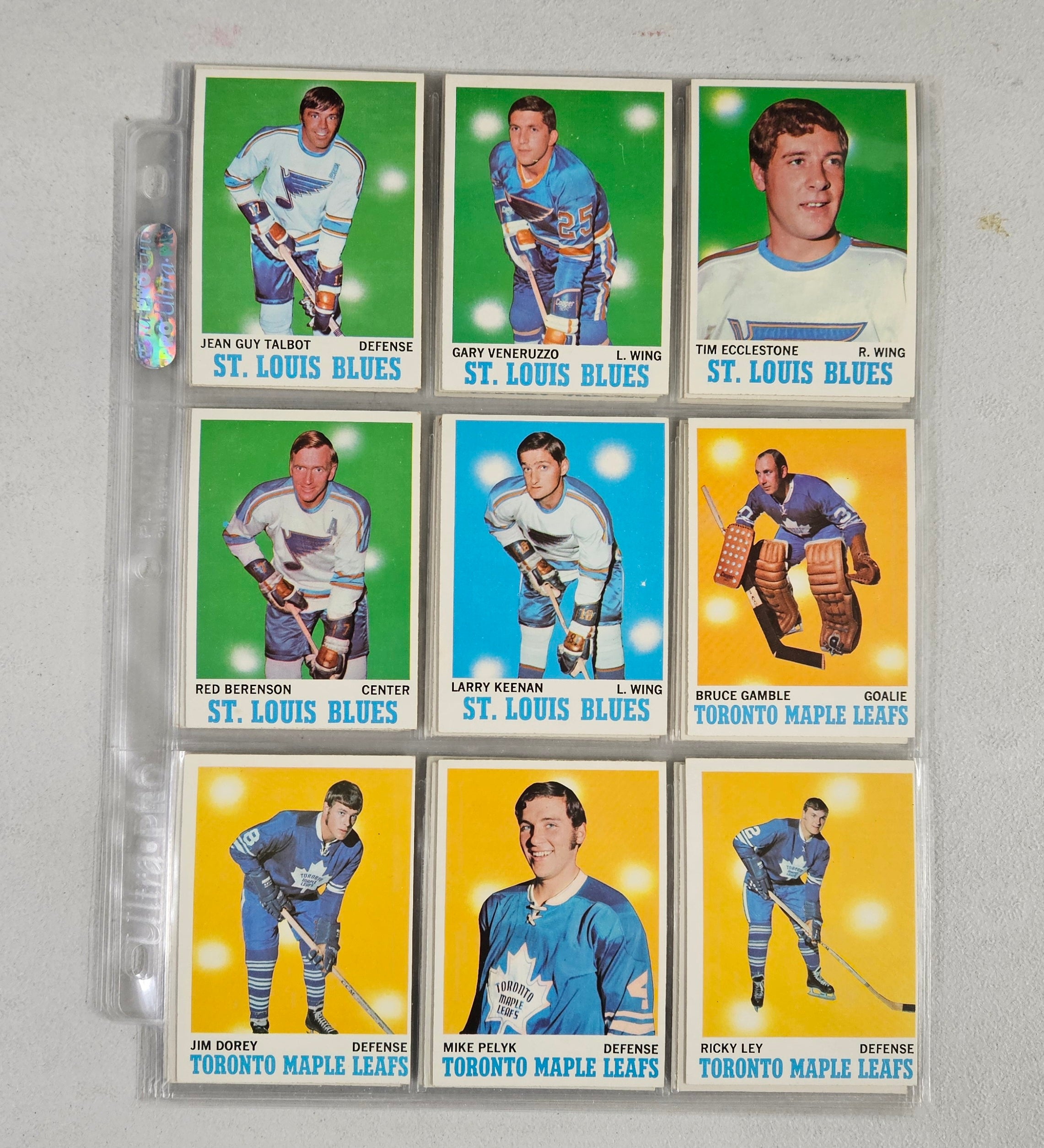 1970-71 Topps Hockey Complete Set EX-MT