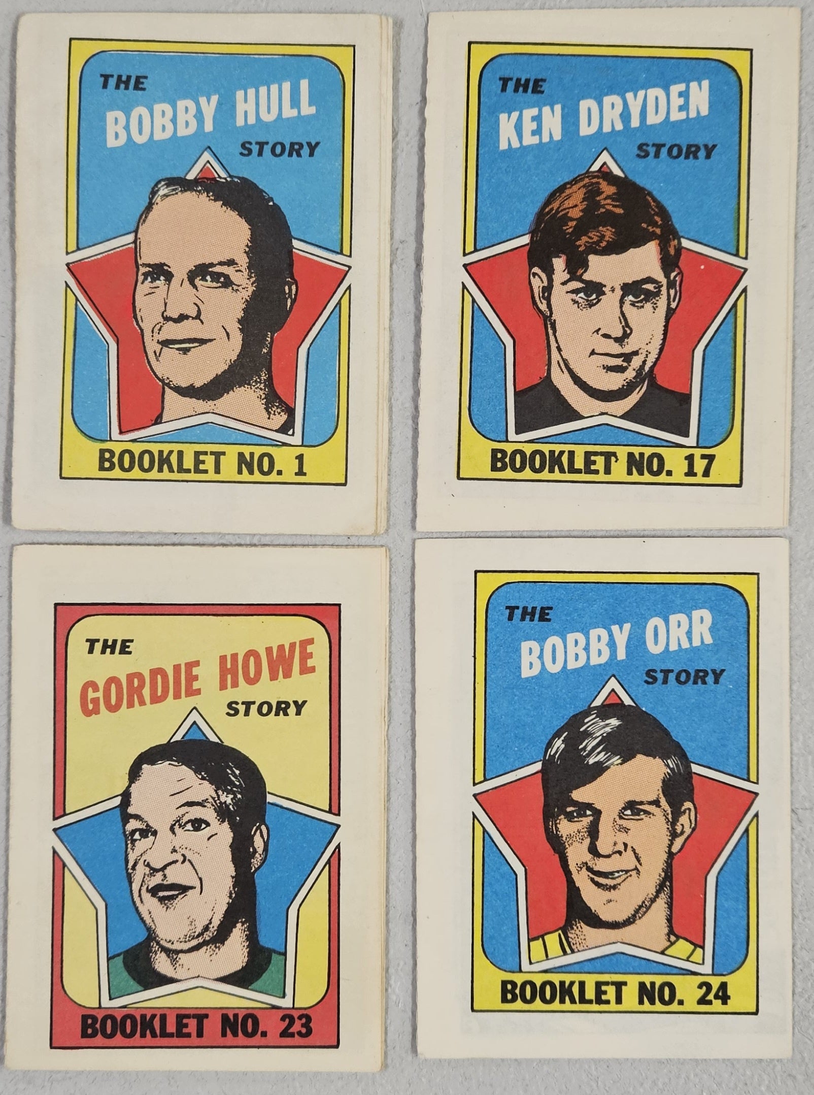 1971-72 Topps Hockey Booklet Complete Set EX-MT (24/24)