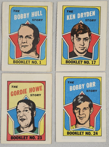 1971-72 Topps Hockey Booklet Complete Set EX-MT (24/24)