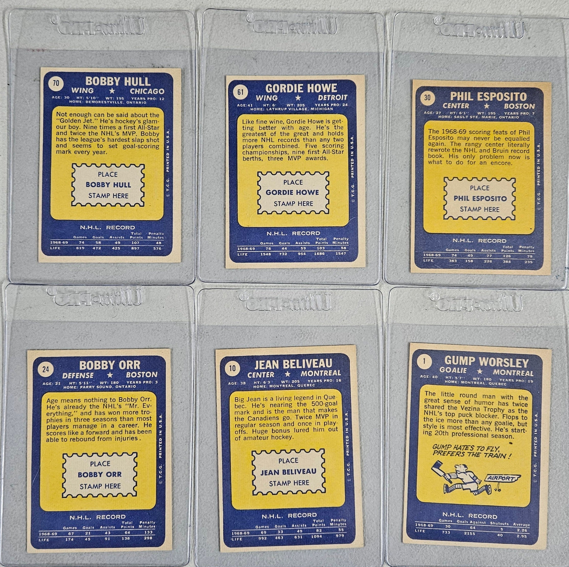 1969-70 Topps Hockey Complete Set EX/MT-NM