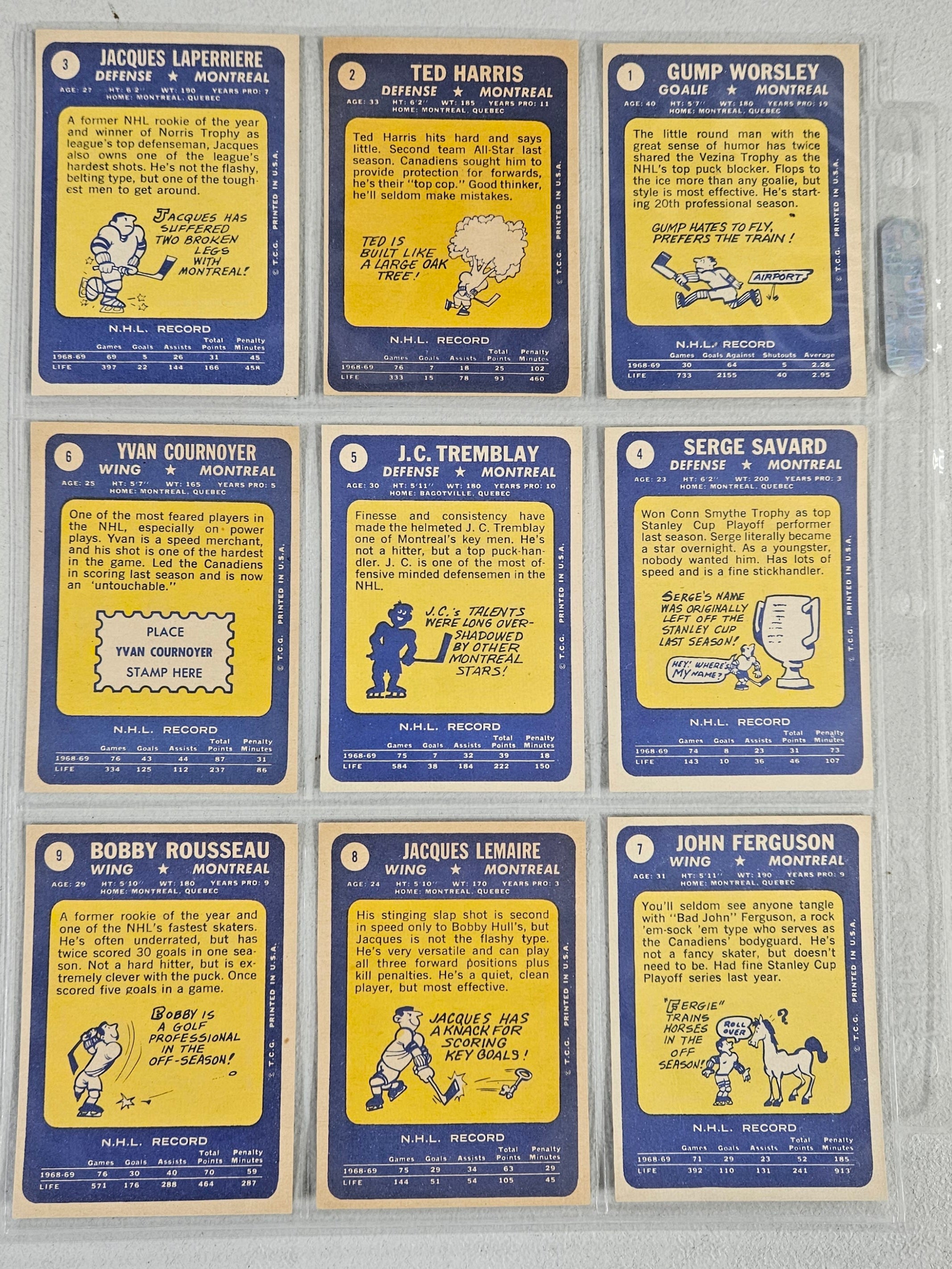 1969-70 Topps Hockey Complete Set EX/MT-NM