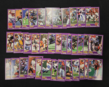 1989 Score Football Supplemental Set #331-#440 With 10 Magic Motion Trivia Cards
