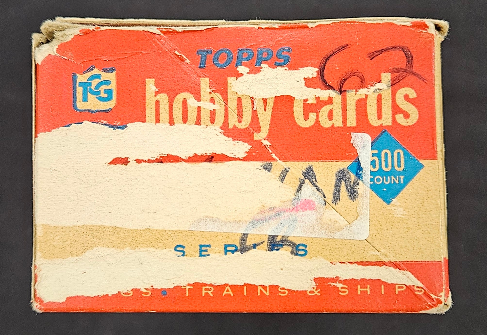 1962 Topps Trading Card Guild Hobby Cards Empty Vending Box