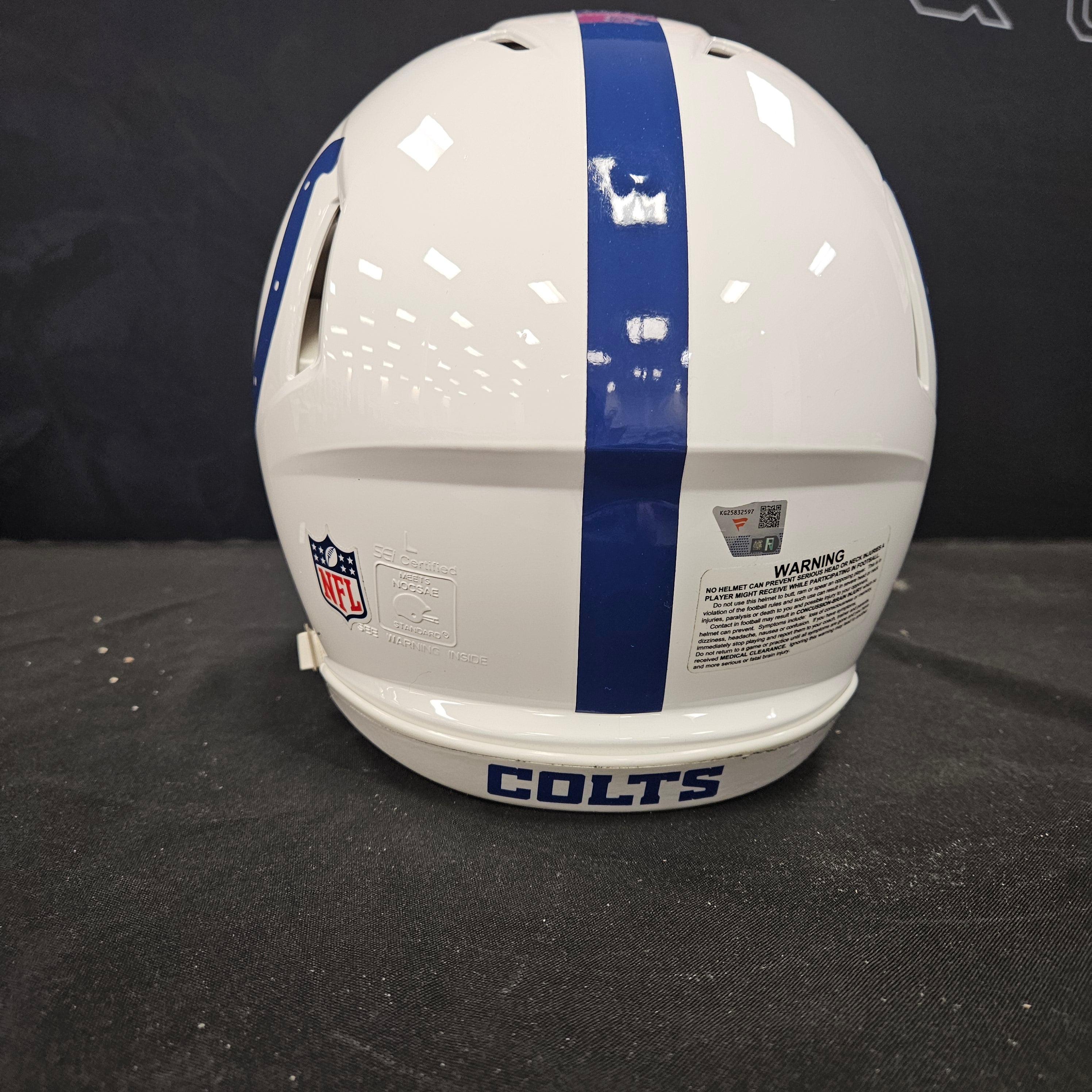 Peyton Manning Signed Autographed Inscribed FS Authentic Helmet w/Visor Fanatics
