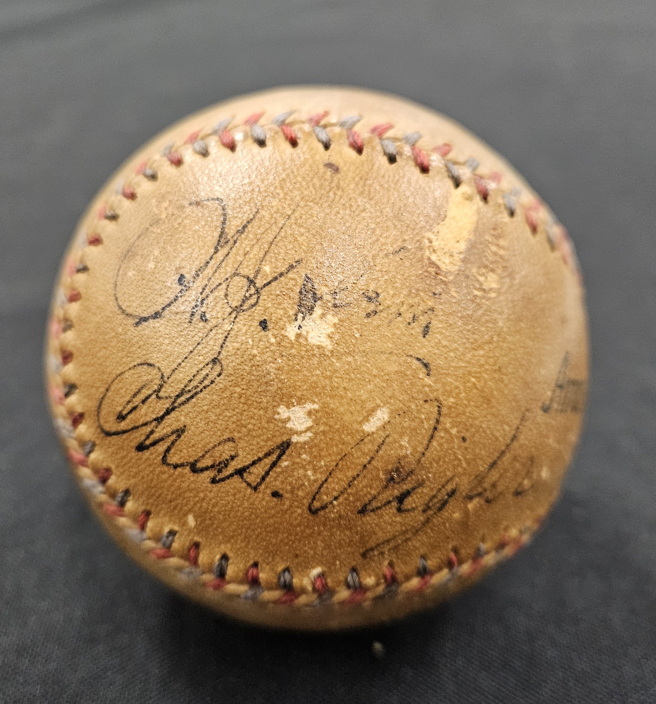 1933 All Star Game Umpires Signed William Harridge OAL Baseball JSA Letter