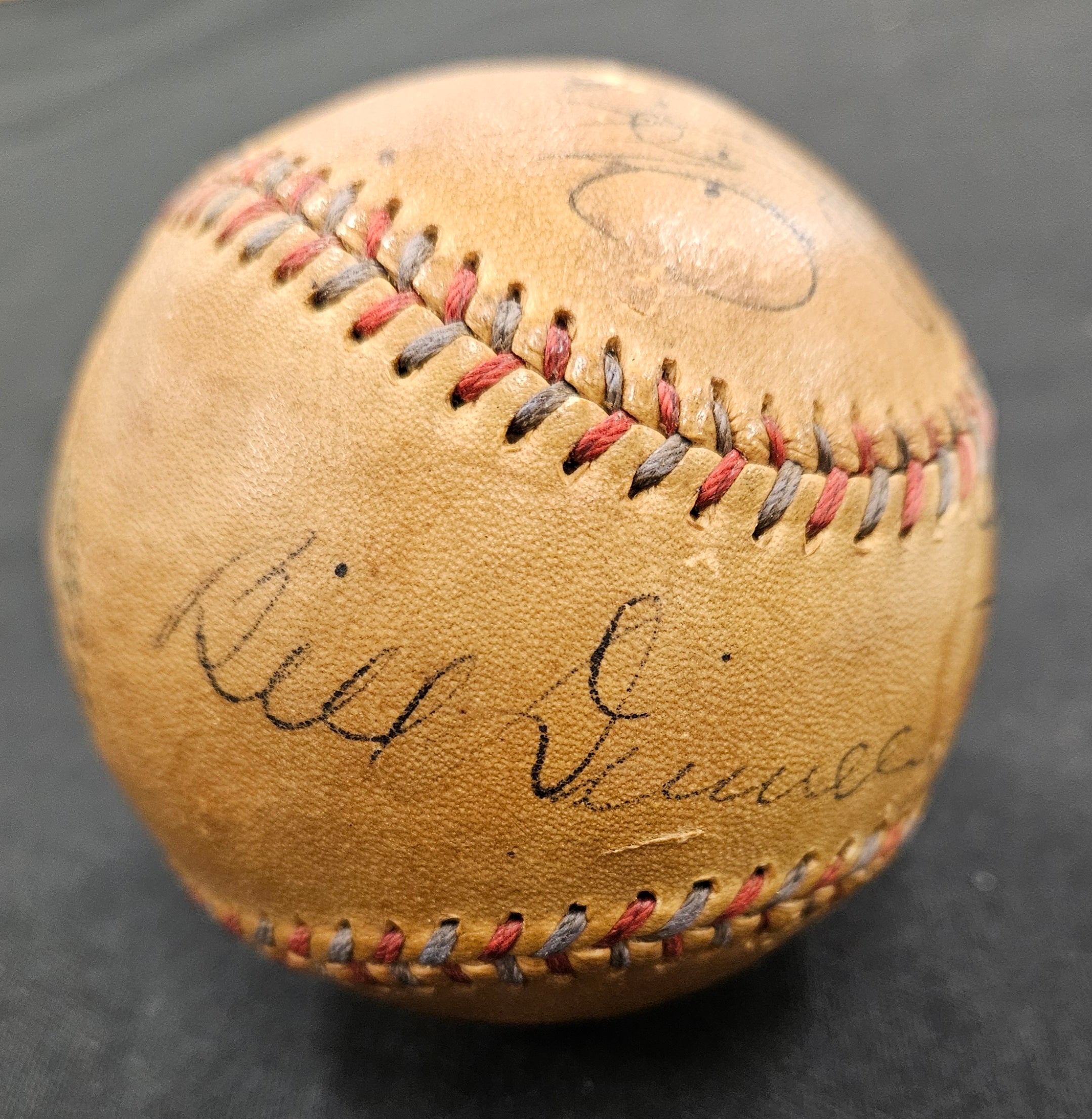1933 All Star Game Umpires Signed William Harridge OAL Baseball JSA Letter