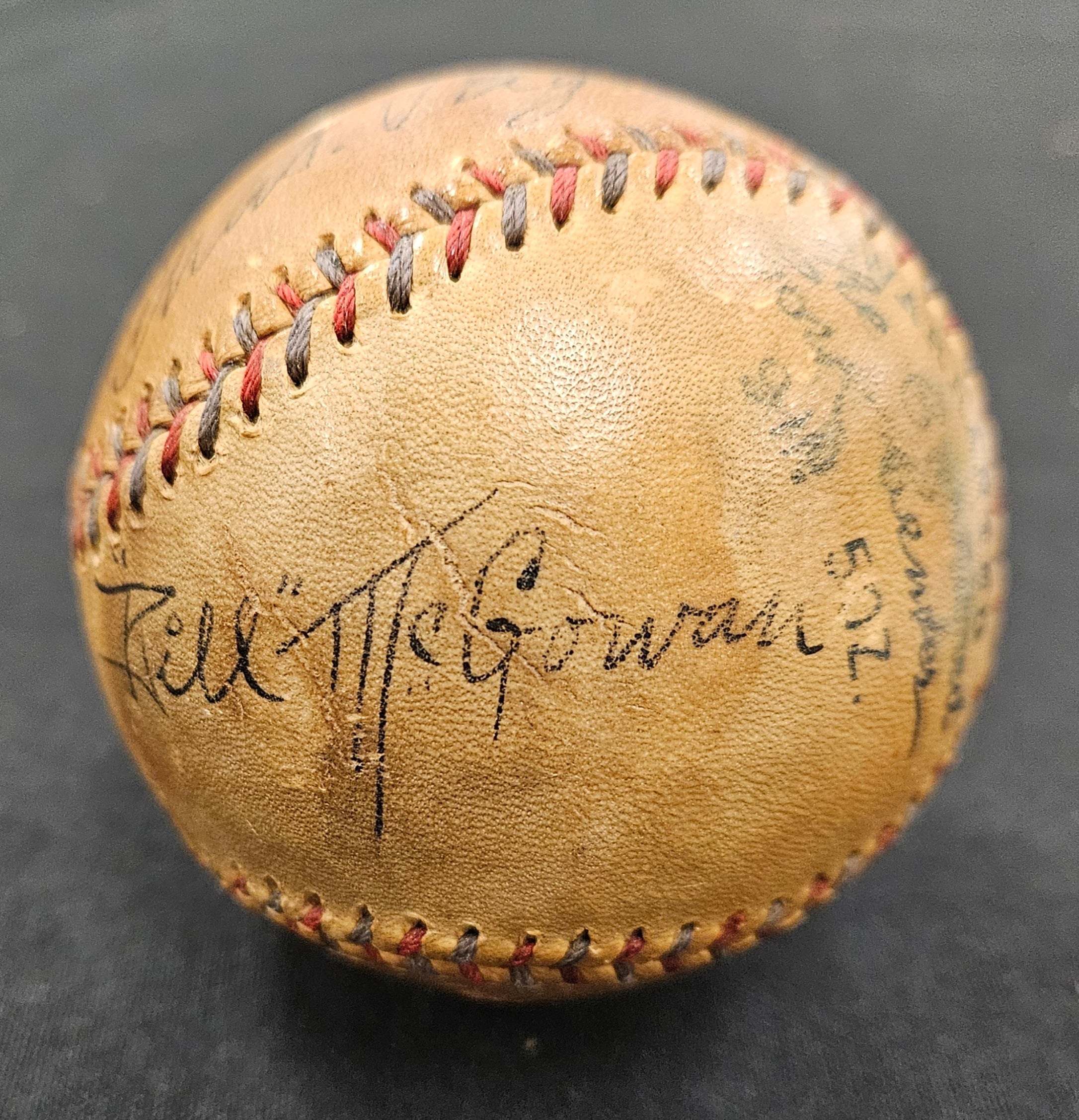1933 All Star Game Umpires Signed William Harridge OAL Baseball JSA Letter