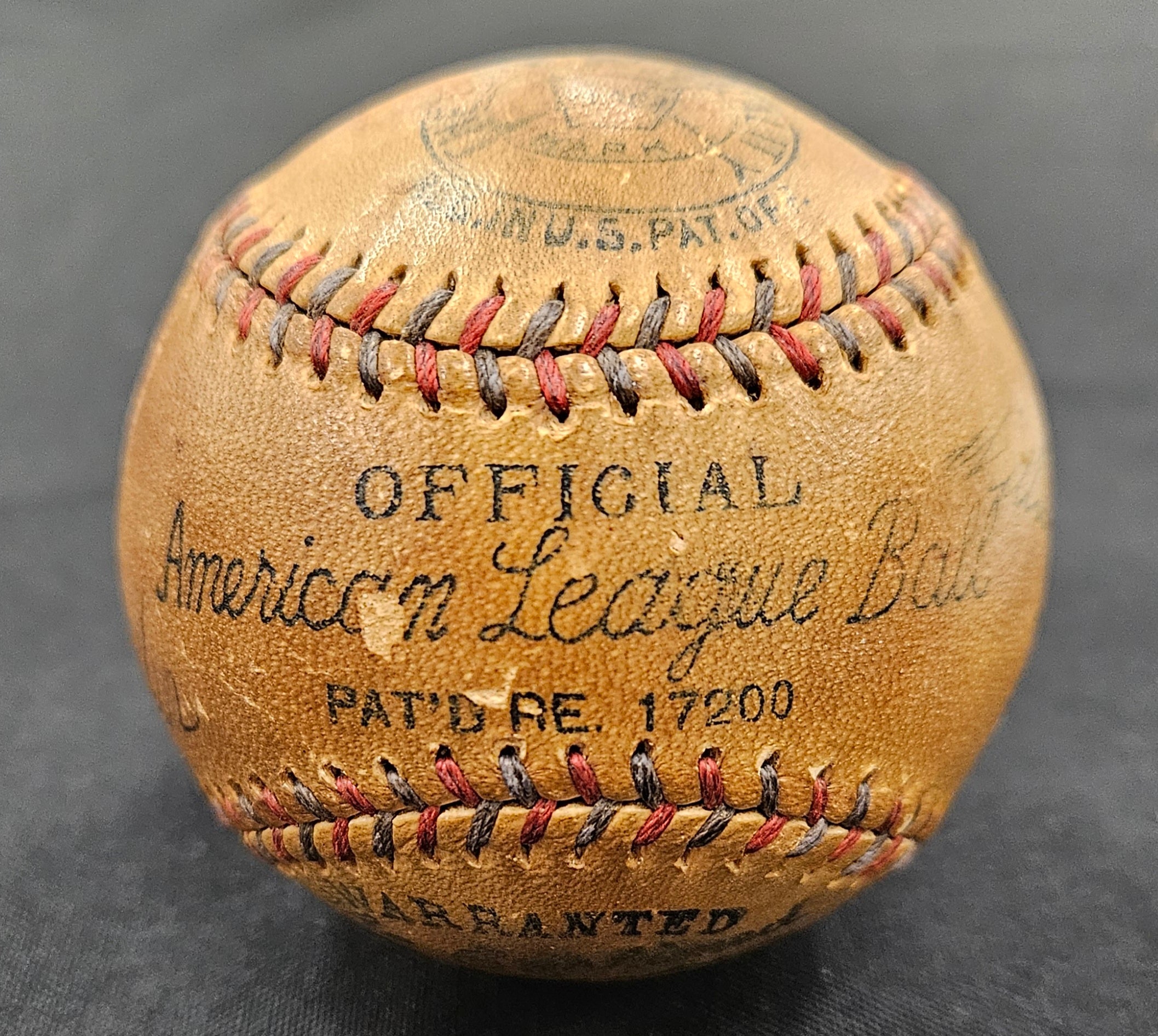 1933 All Star Game Umpires Signed William Harridge OAL Baseball JSA Letter