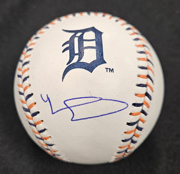 Riley Greene Signed Autographed Rawlings MLB Baseball Fanatics Authentic