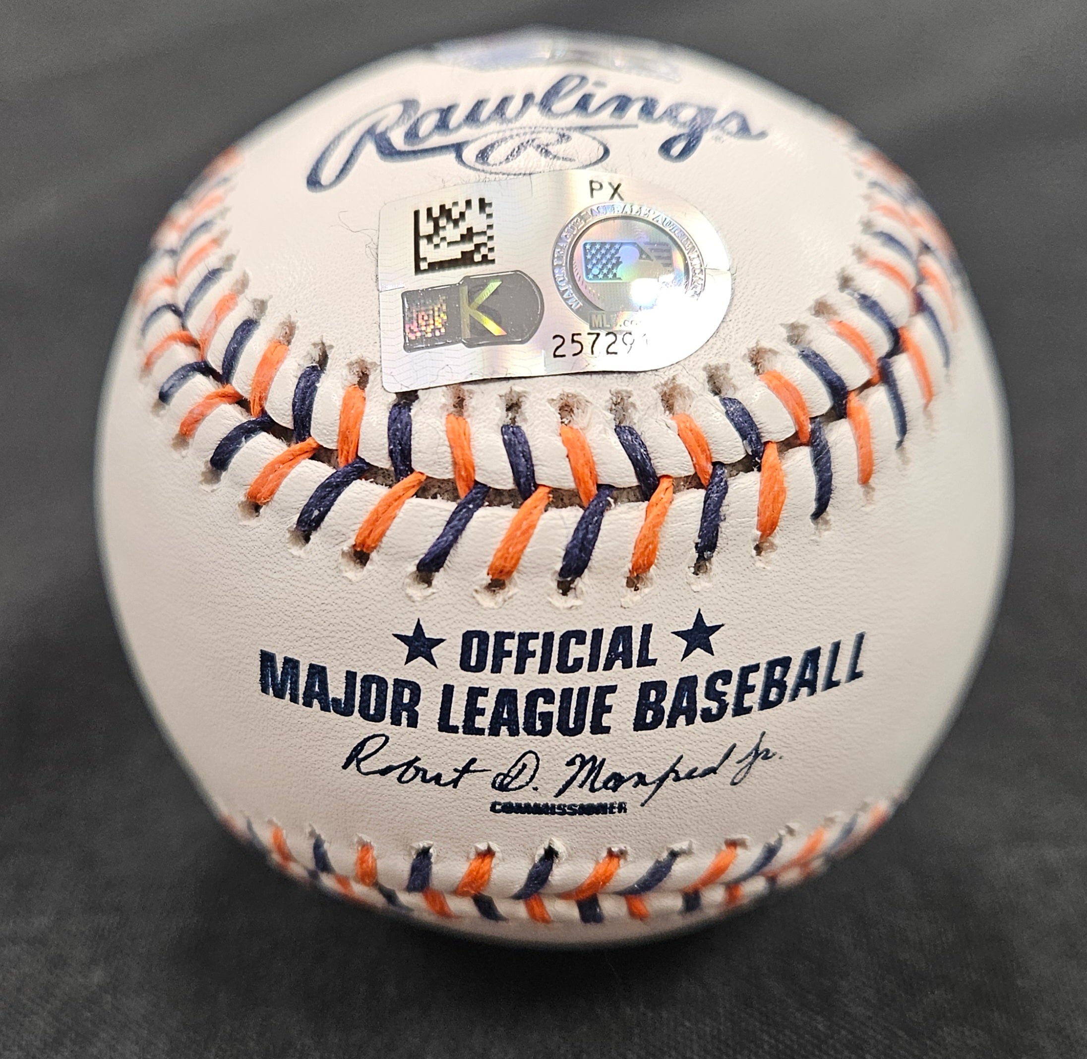 Riley Greene Signed Autographed Rawlings MLB Baseball Fanatics Authentic