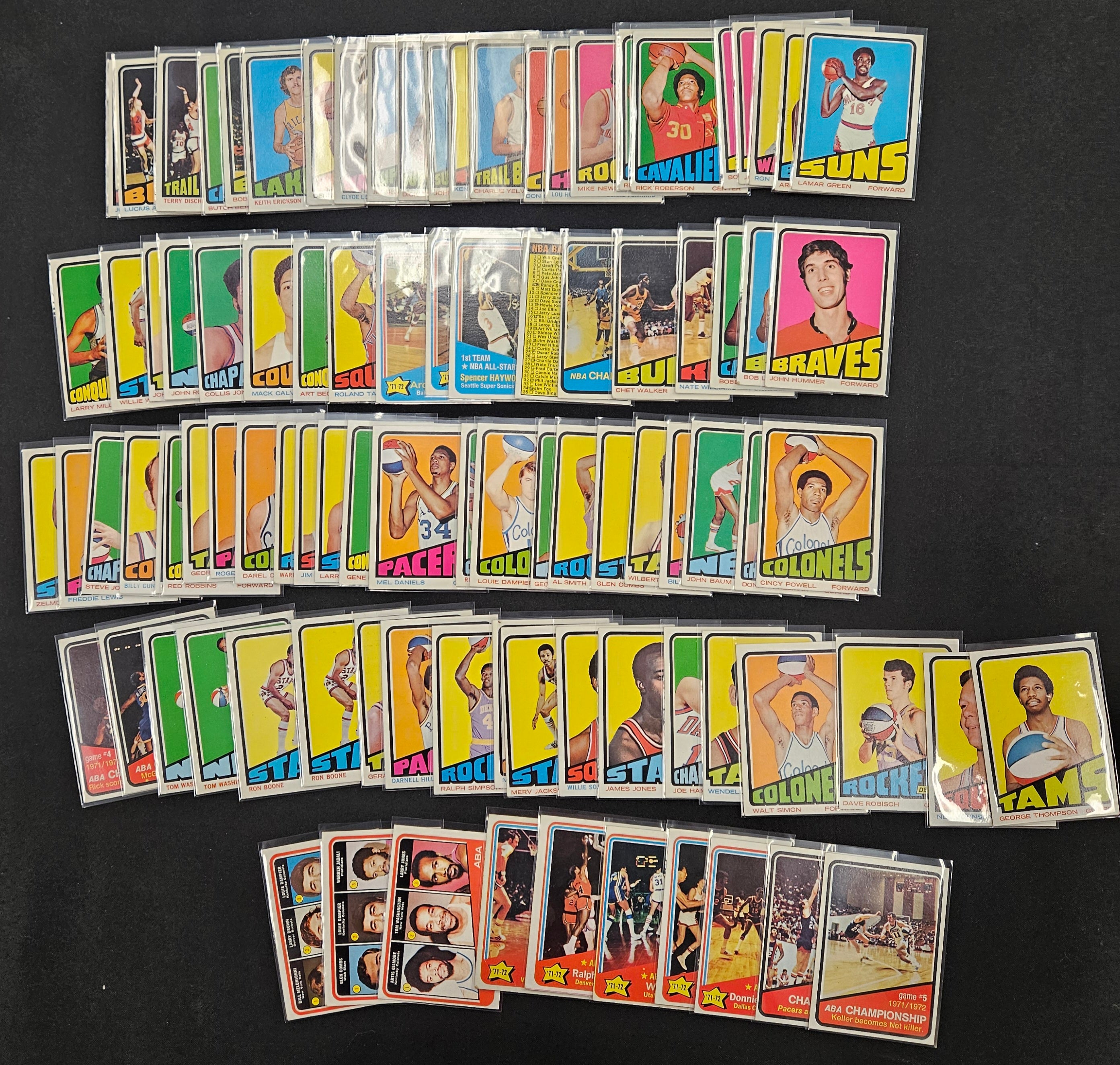 1972-73 Topps Basketball Starter Set 178/264 (W/ 4 Scratch-Cards) VG-EX Overall