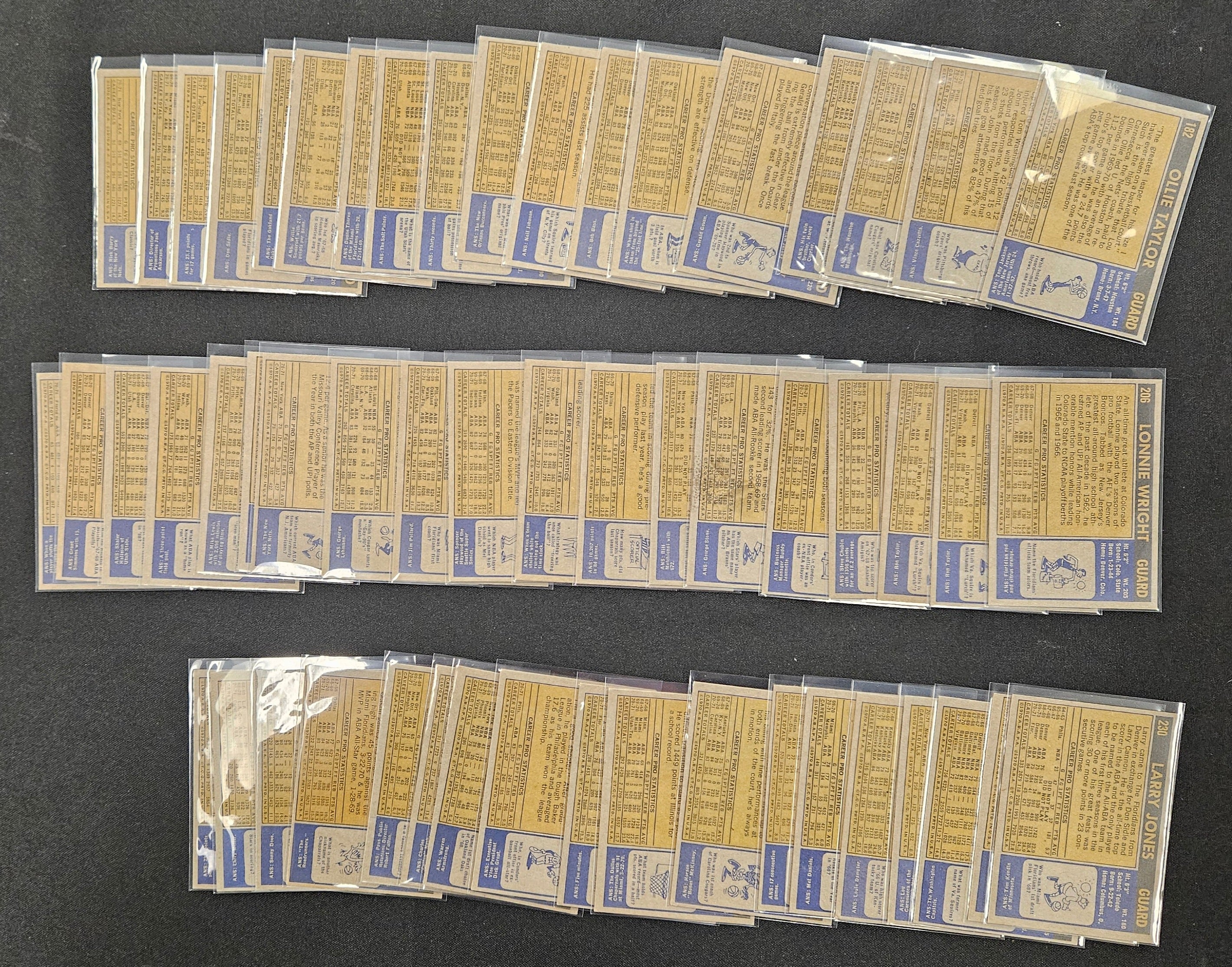 1971-72 Topps Basketball Starter Set 155/233 EX Overall
