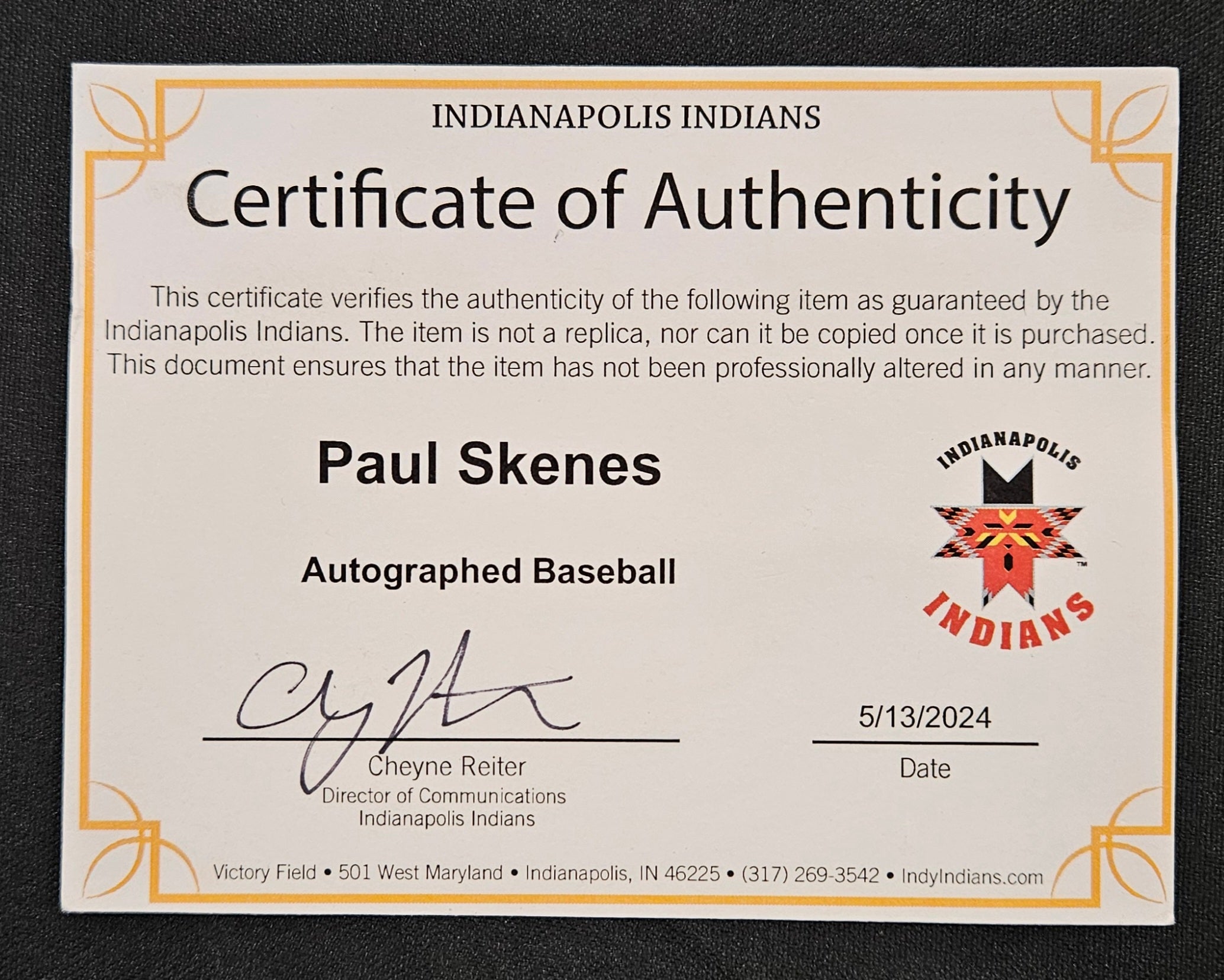 Paul Skenes Signed Autographed Early Auto Rawlings MLB Baseball JSA W/ COA