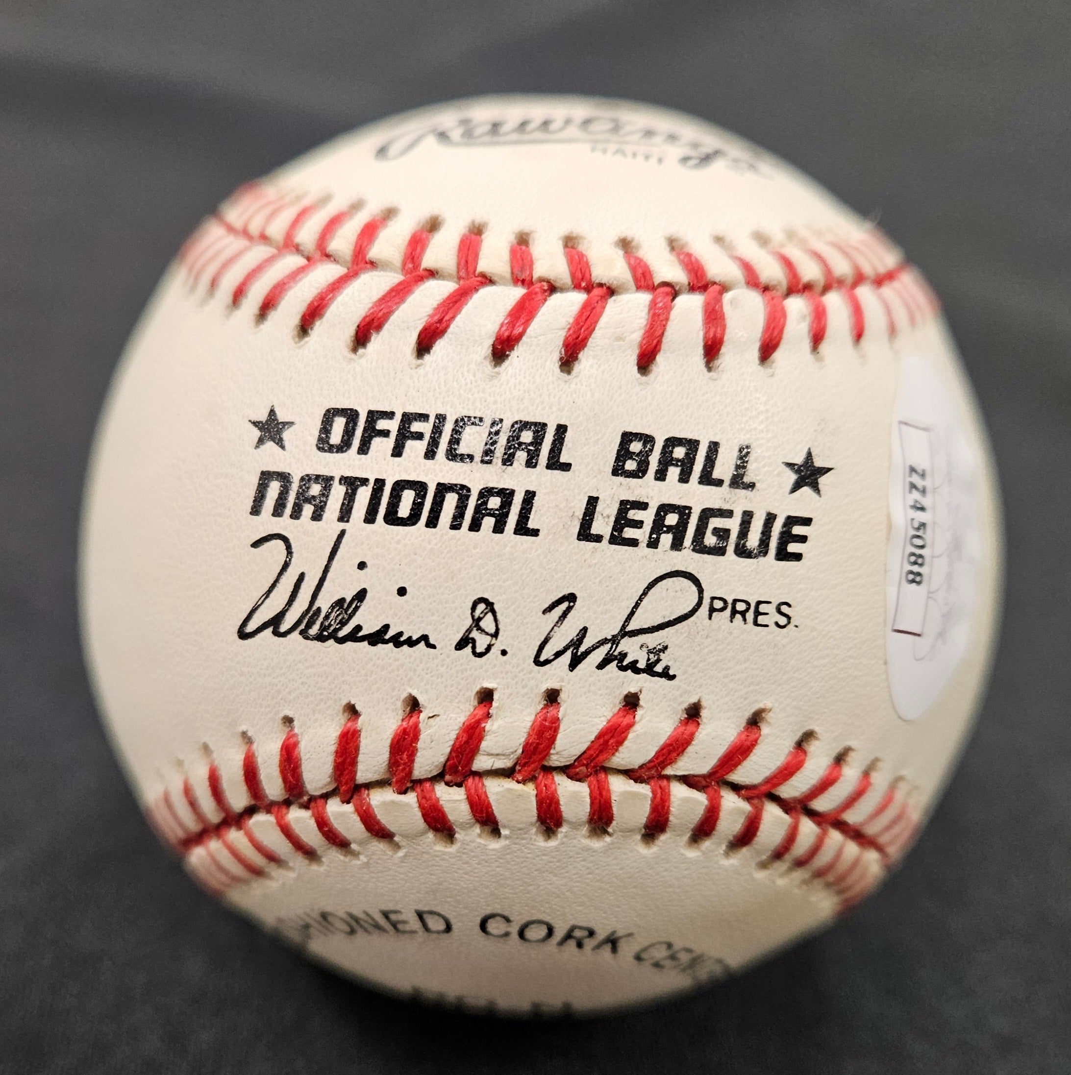 Hank Aaron Signed Autographed Rawlings ONL Baseball JSA Authentic