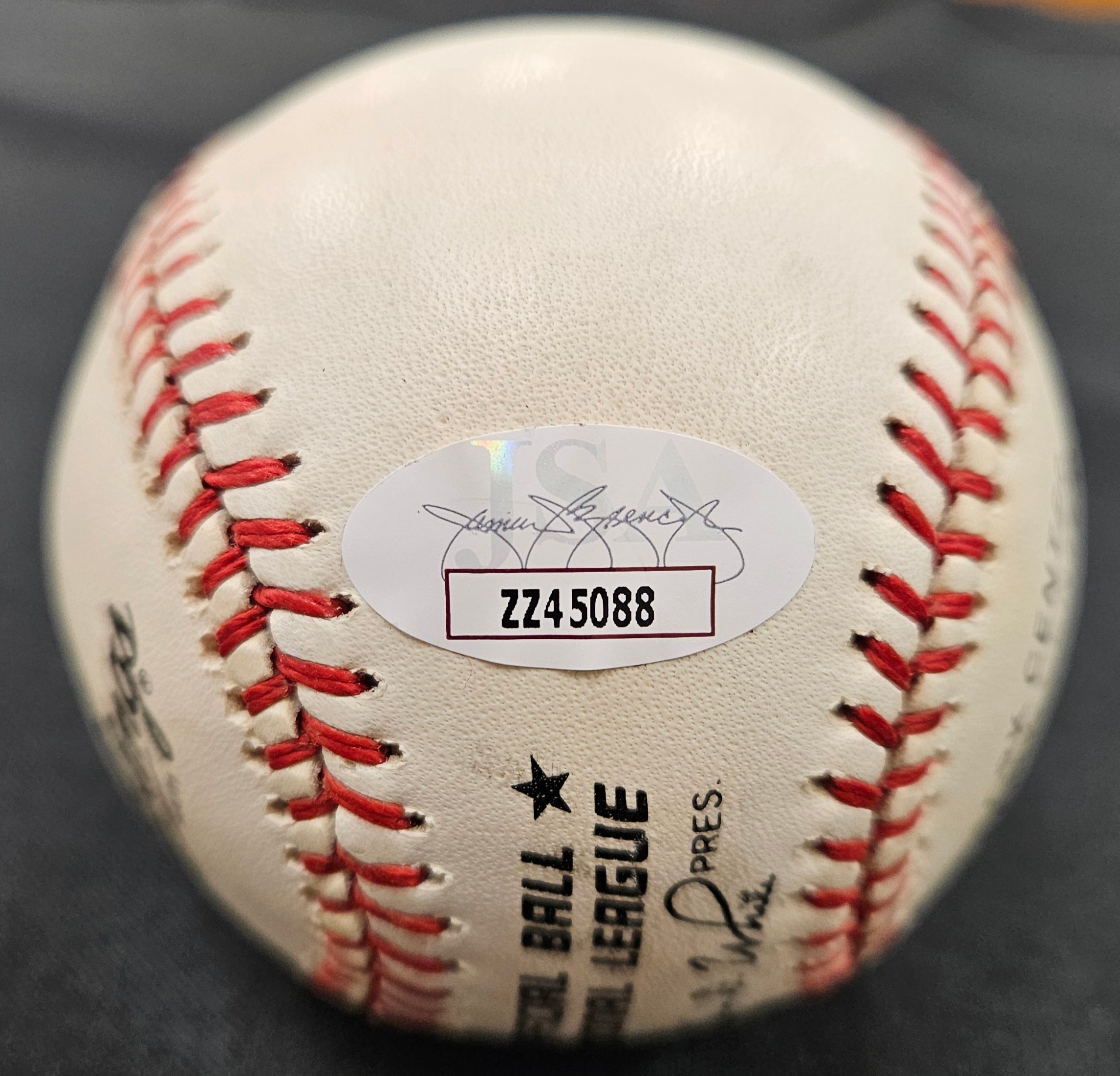 Hank Aaron Signed Autographed Rawlings ONL Baseball JSA Authentic