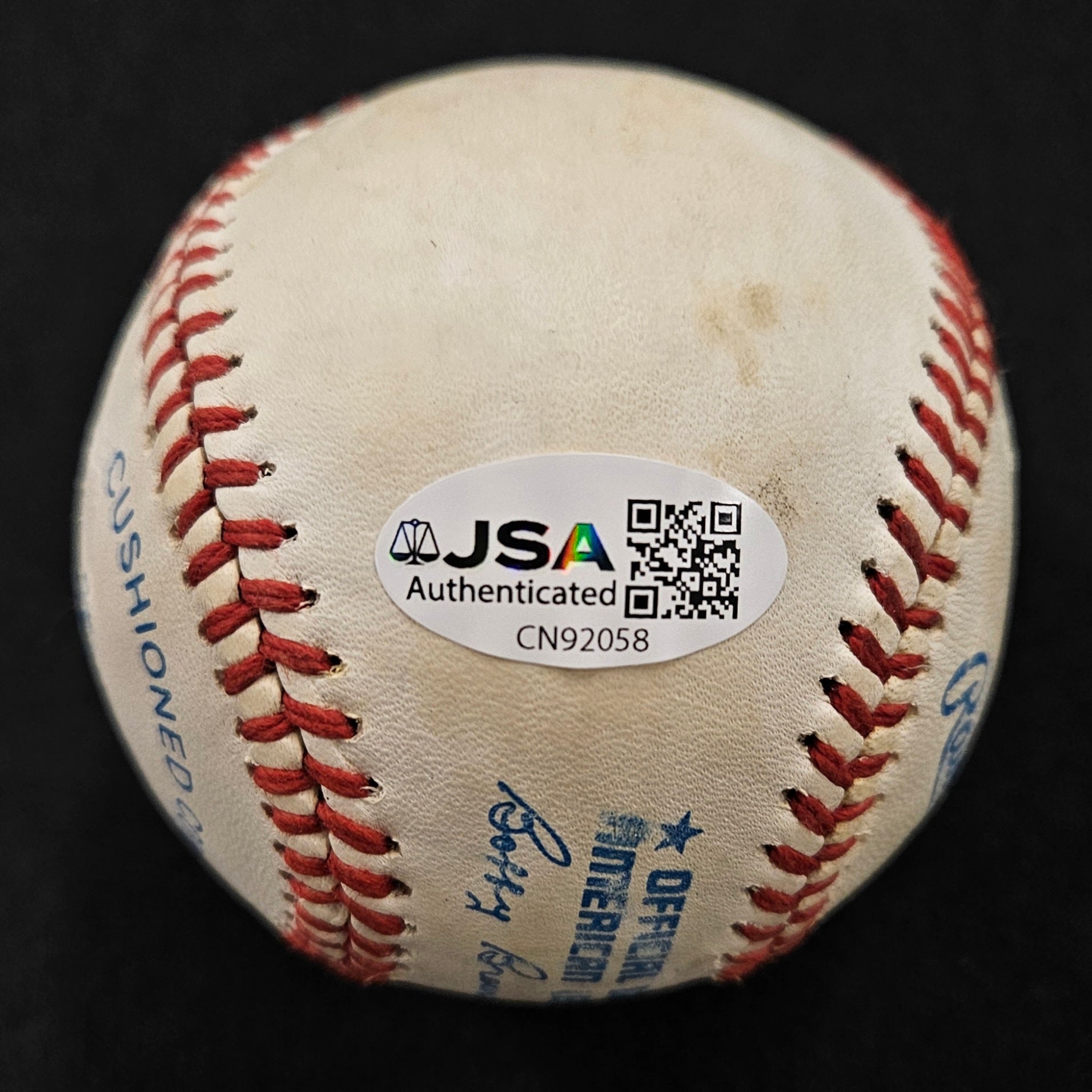 Al Kaline Signed Autographed Rawlings OAL Baseball JSA Authentic