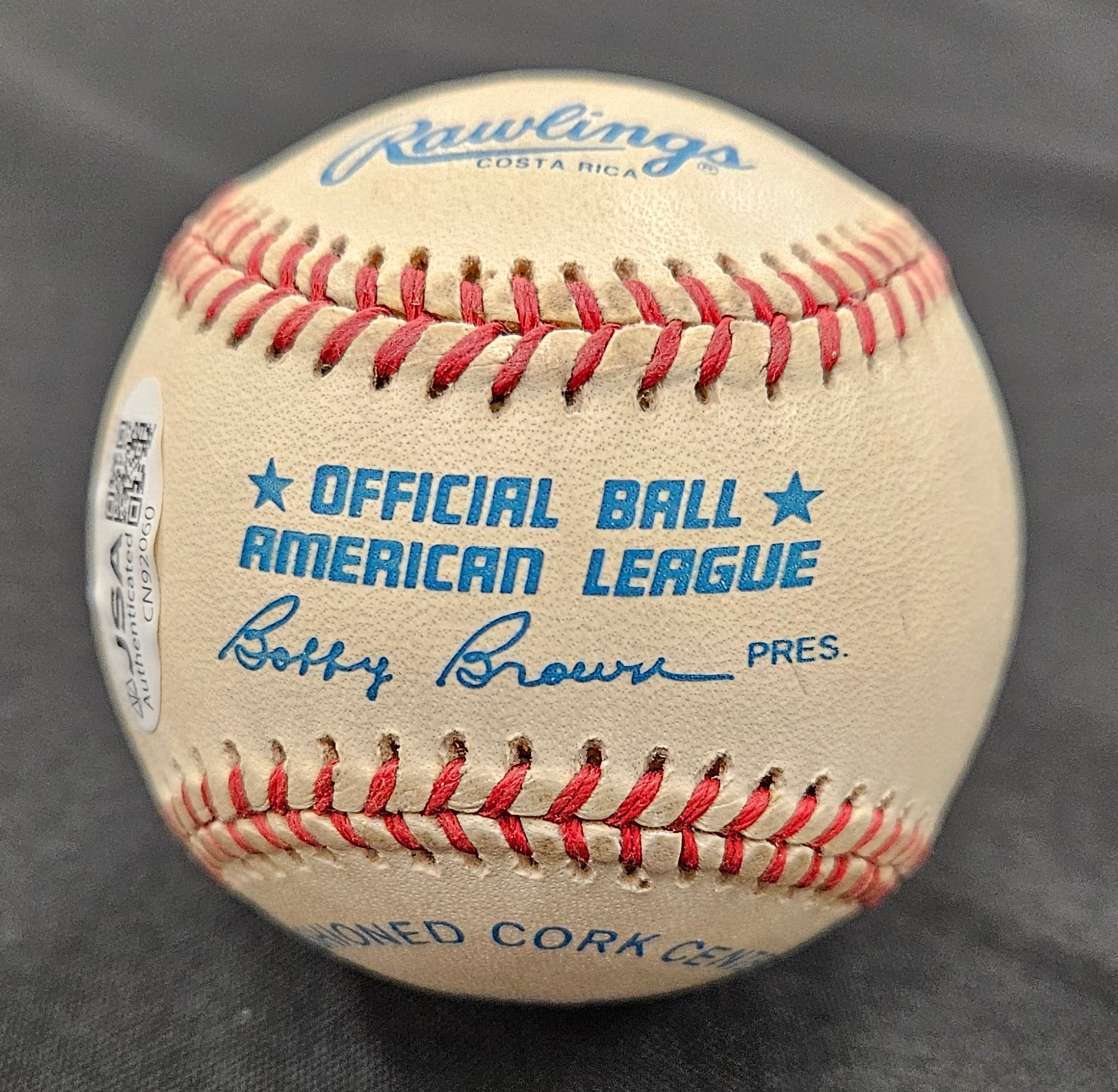 Nolan Ryan Signed Autographed Rawlings OAL Baseball JSA Authentic
