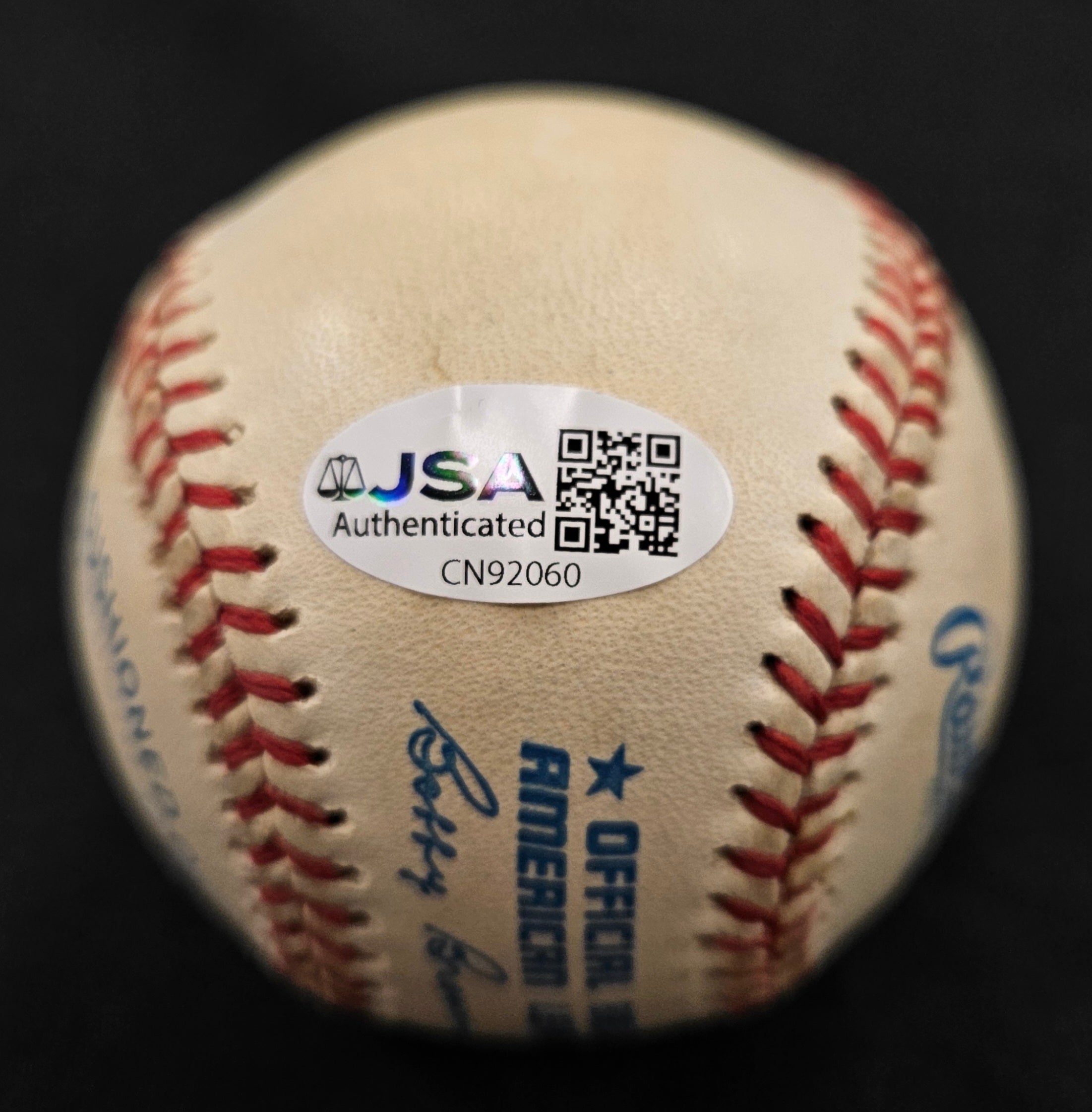 Nolan Ryan Signed Autographed Rawlings OAL Baseball JSA Authentic