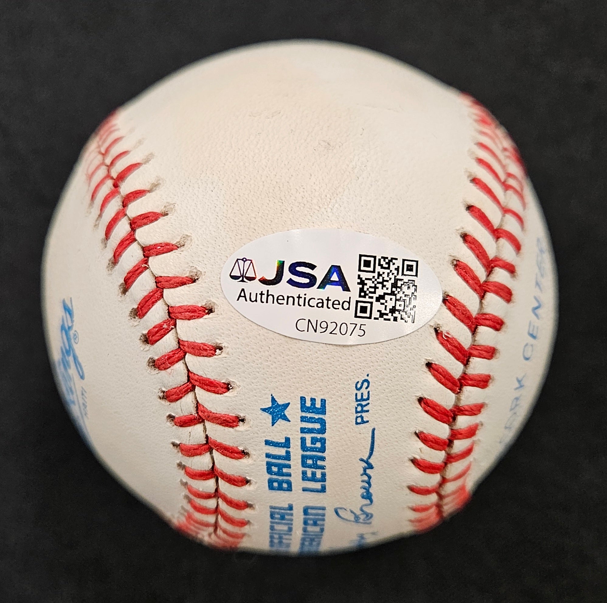 Sparky Anderson Signed Autographed Rawlings OAL Baseball JSA Authentic
